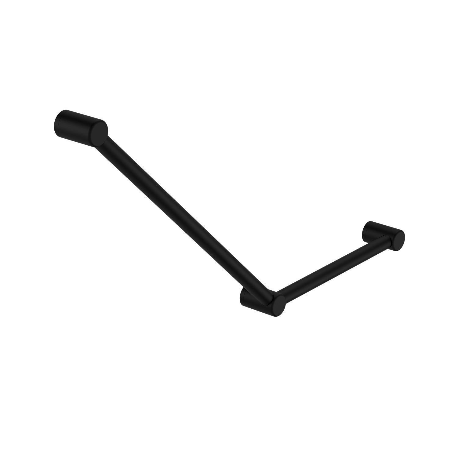 Mecca CARE 32 mm úchytná rukojeť pro toaletu, 45°, 750 x 450 mm opěrná rukojeť