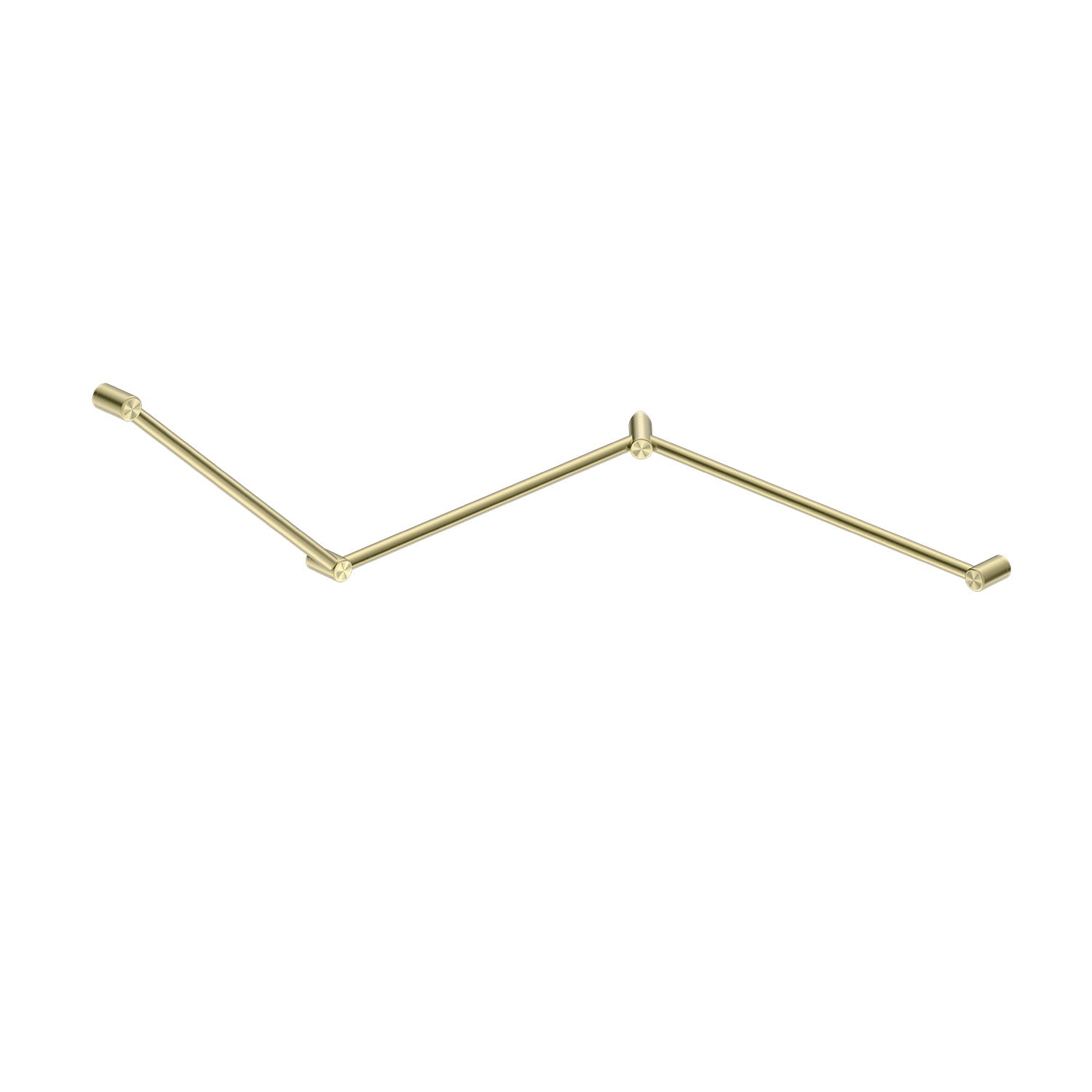 Mecca CARE 32 mm DDA WC madlo, sada, 45° priebežné, 750 x 965 x 1025 mm oporné madlo