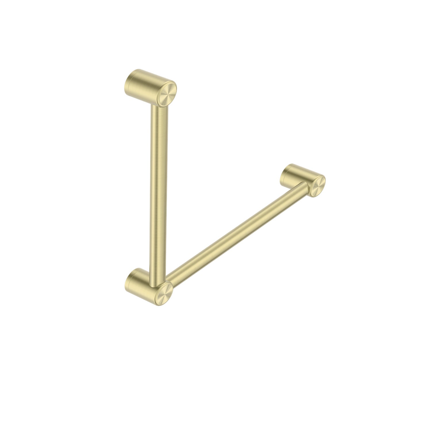 Mecca CARE 32 mm úchytná rukojeť pro WC 90° opěrná rukojeť 450 x 450 mm