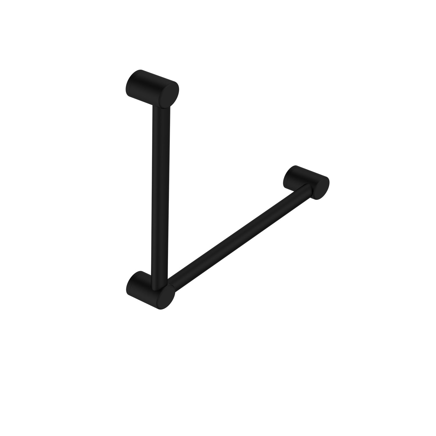 Mecca CARE 32 mm úchytná rukojeť pro WC 90° opěrná rukojeť 450 x 450 mm