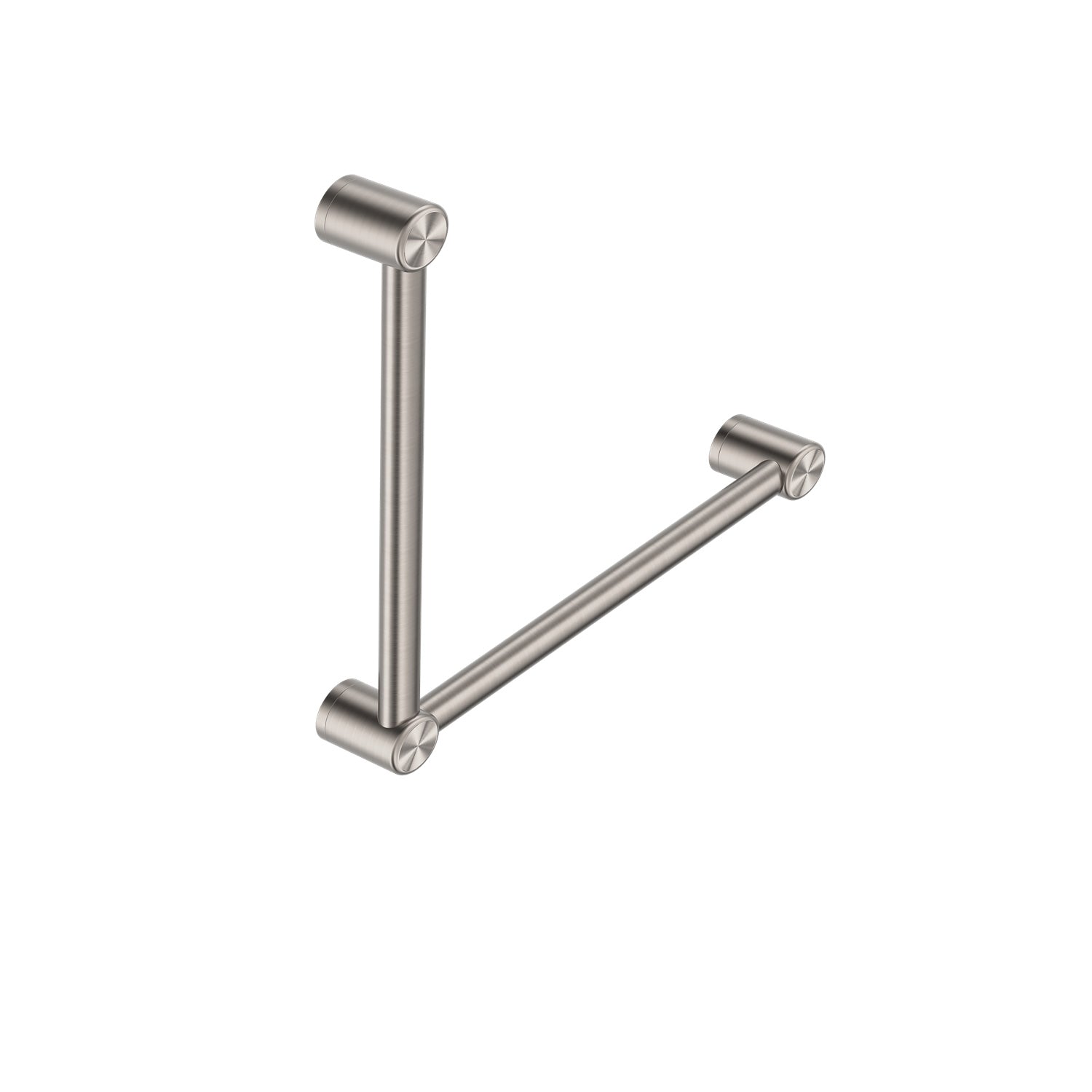 Mecca CARE 32 mm úchytná rukojeť pro WC 90° opěrná rukojeť 450 x 450 mm