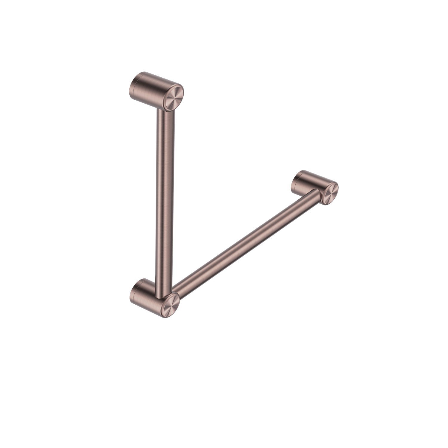 Mecca CARE 32 mm úchytná rukojeť pro WC 90° opěrná rukojeť 450 x 450 mm