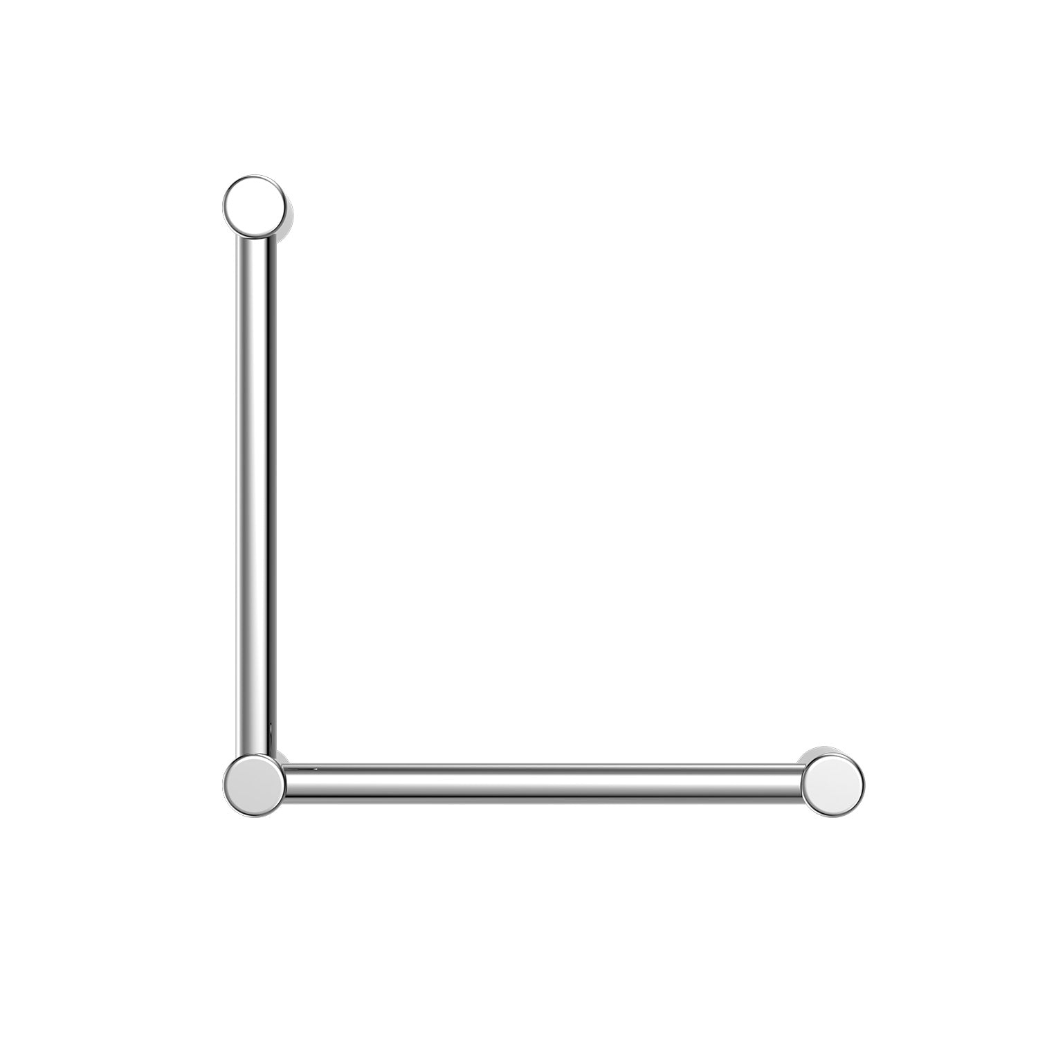 Mecca CARE 32 mm úchytná rukojeť pro WC 90° opěrná rukojeť 450 x 450 mm
