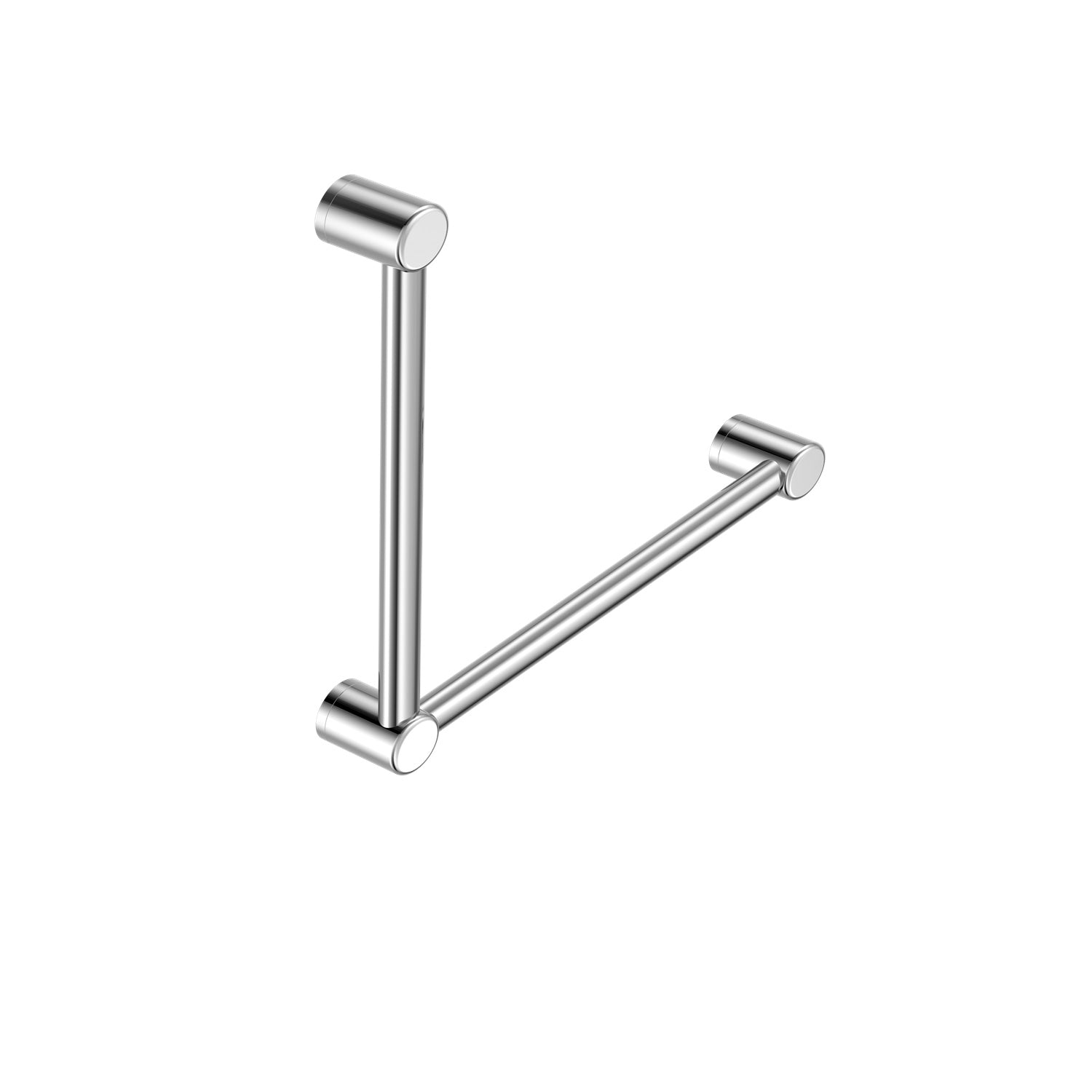 Mecca CARE 32 mm úchytná rukojeť pro WC 90° opěrná rukojeť 450 x 450 mm