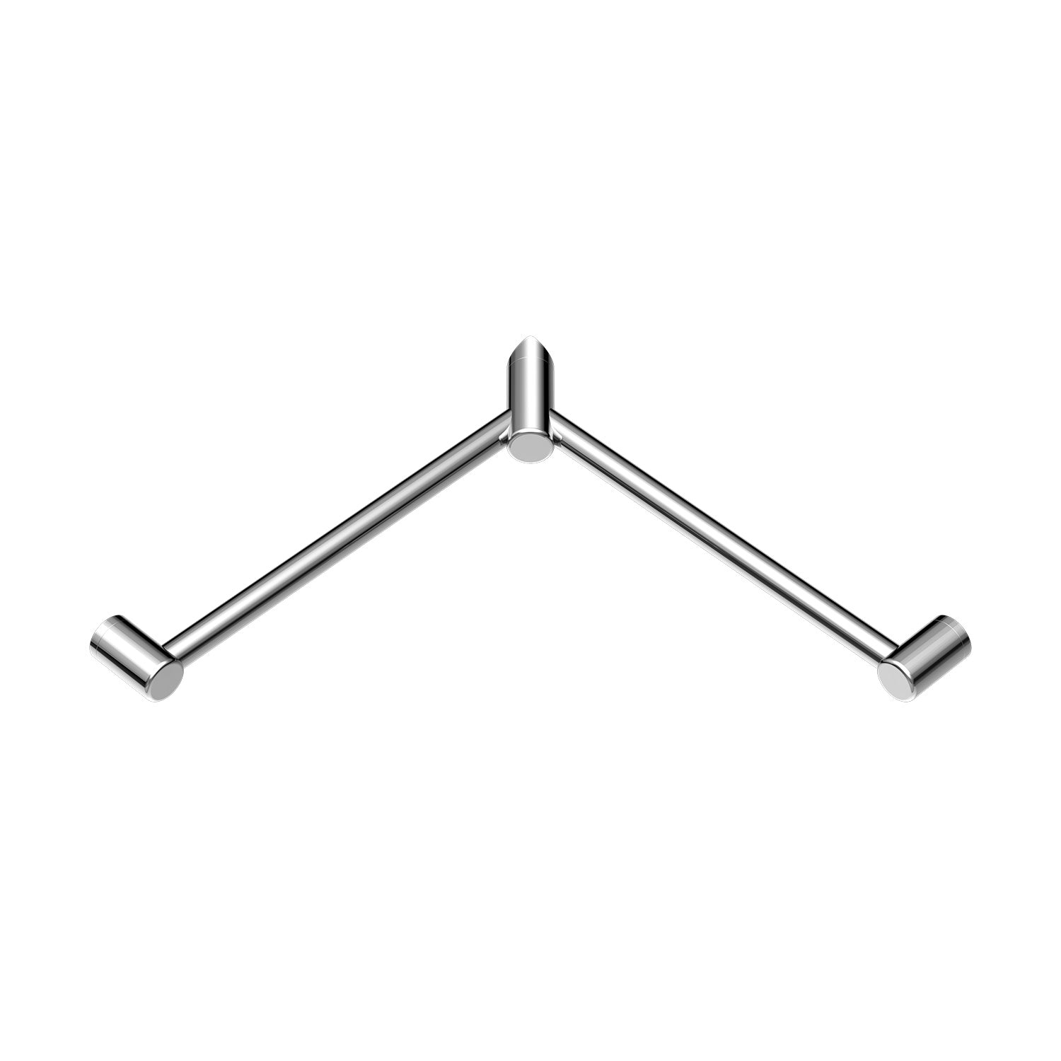 Mecca CARE 32mm rohový madlo (600x600mm) oporný držadlo s opierkou na nohy