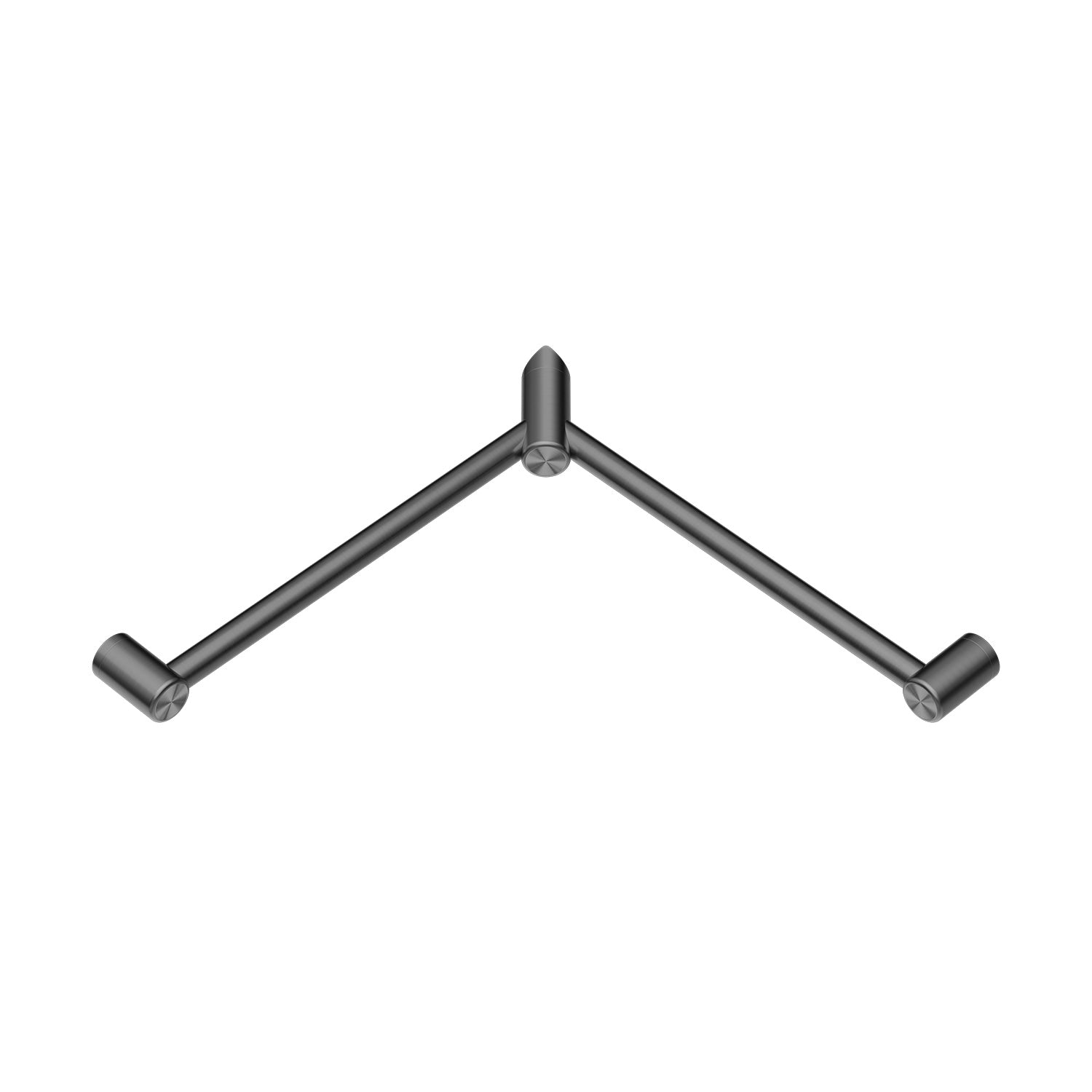 Mecca CARE 32mm rohový madlo (600x600mm) oporný držadlo s opierkou na nohy