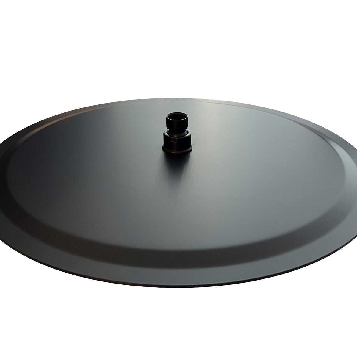 Stilform luxury Stainless steel Rain shower head round, 40 cm ULTRA-FLAT, in Matt black
