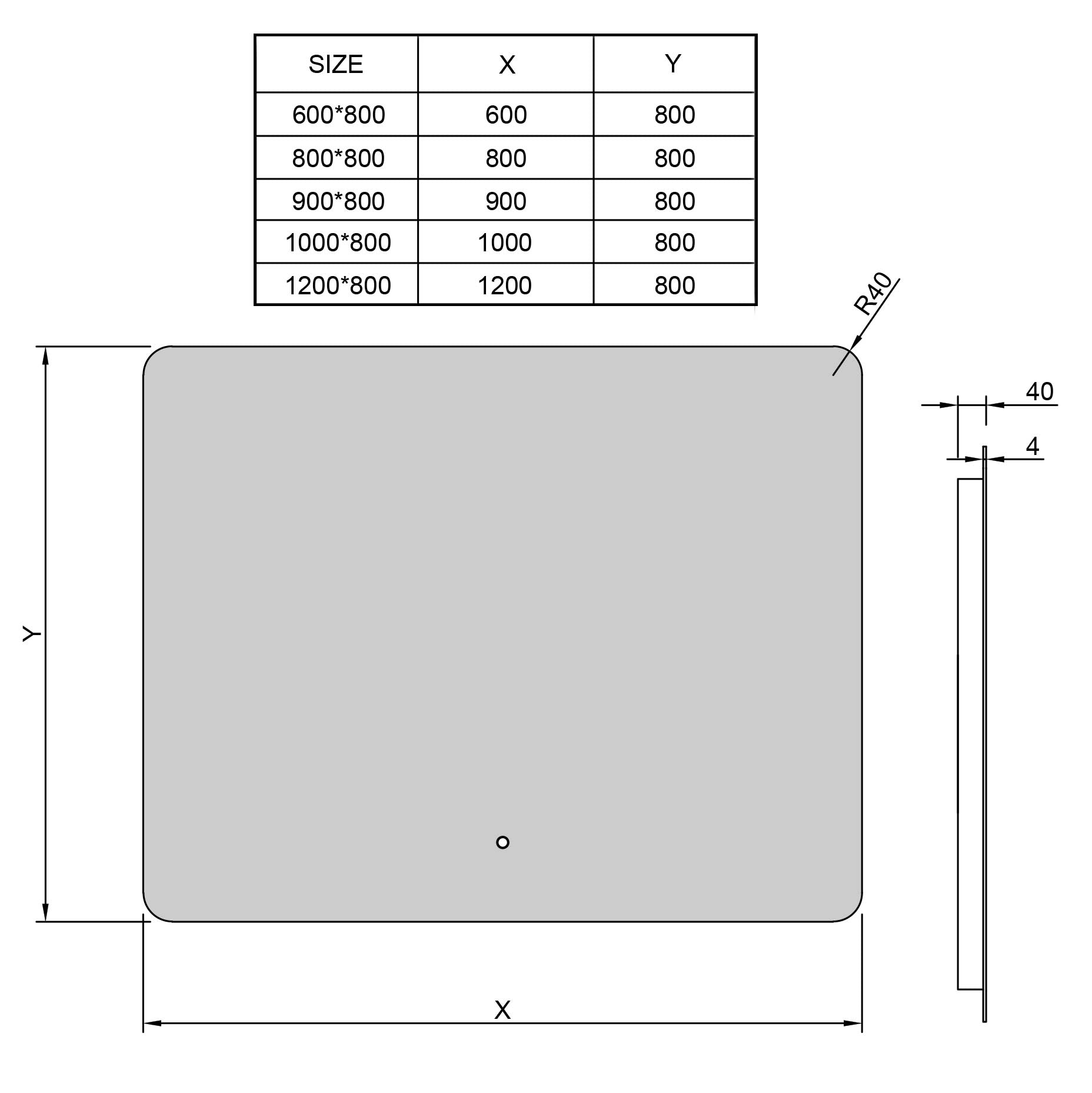 LED-Badspiegel | Hintergrundbeleuchtung | dimmbares Licht | Touch-Sensor & Spiegelheizung | Größe wählbar