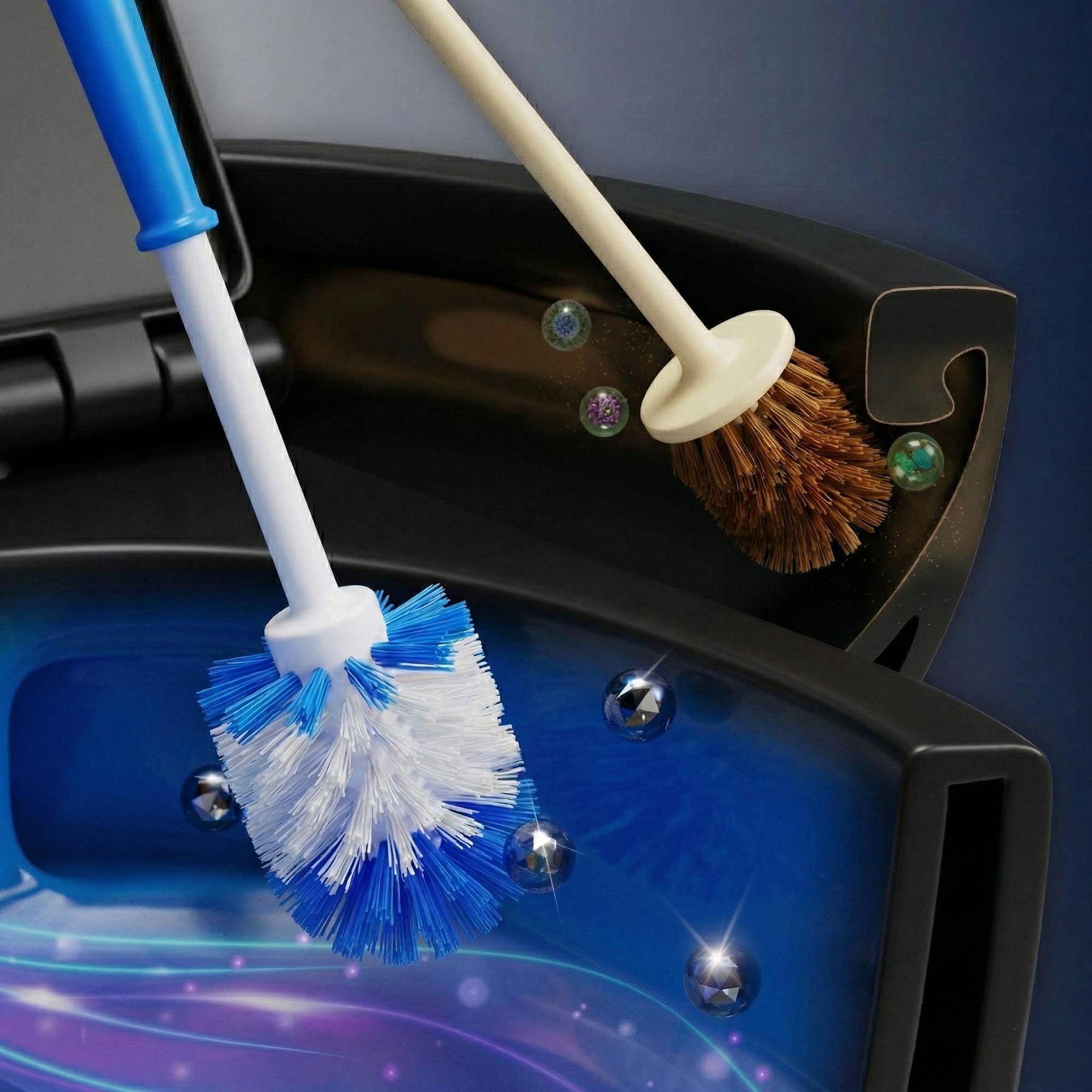 Spłukiwania bez krawędzi, Dusch-WC SOHO 4.0 z zdejmowanym sedesem Softclose Taharet w matowej czerni