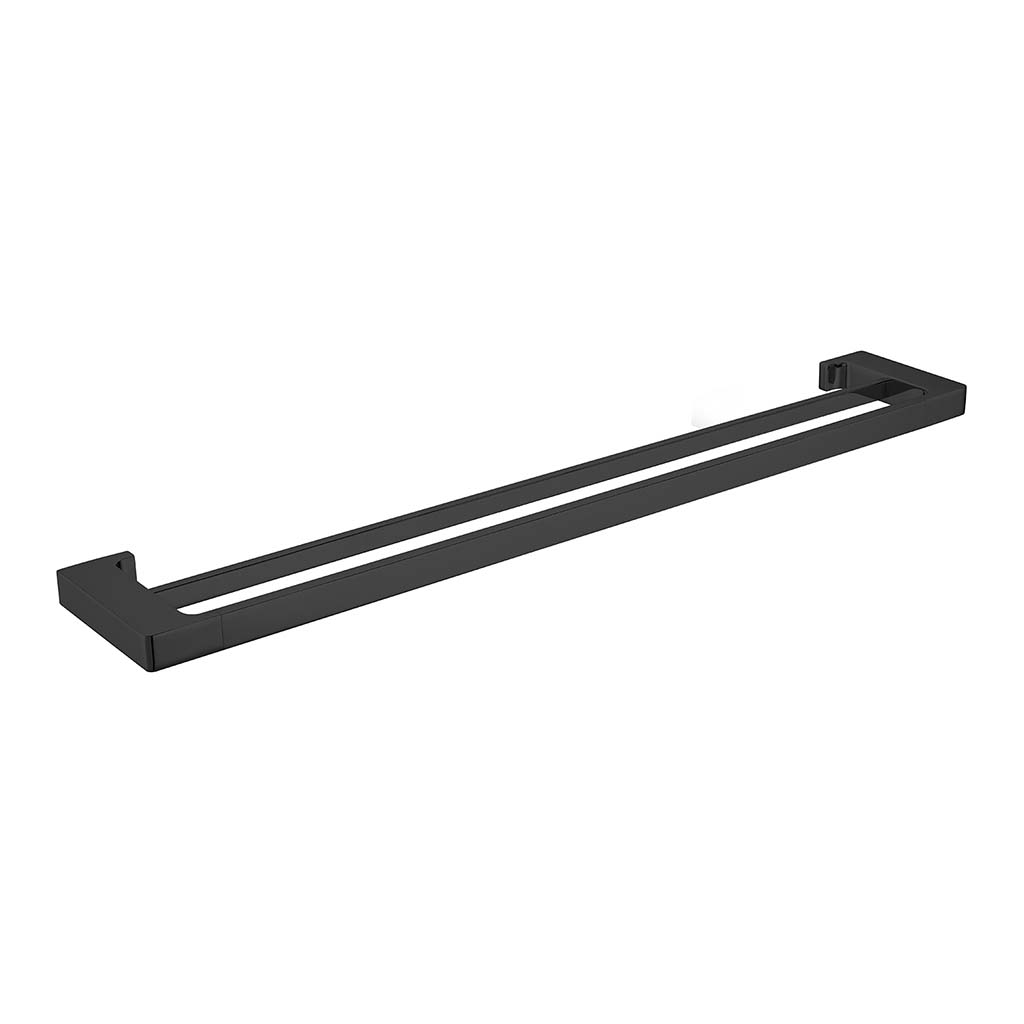 Porte-serviettes série Soho noir mat