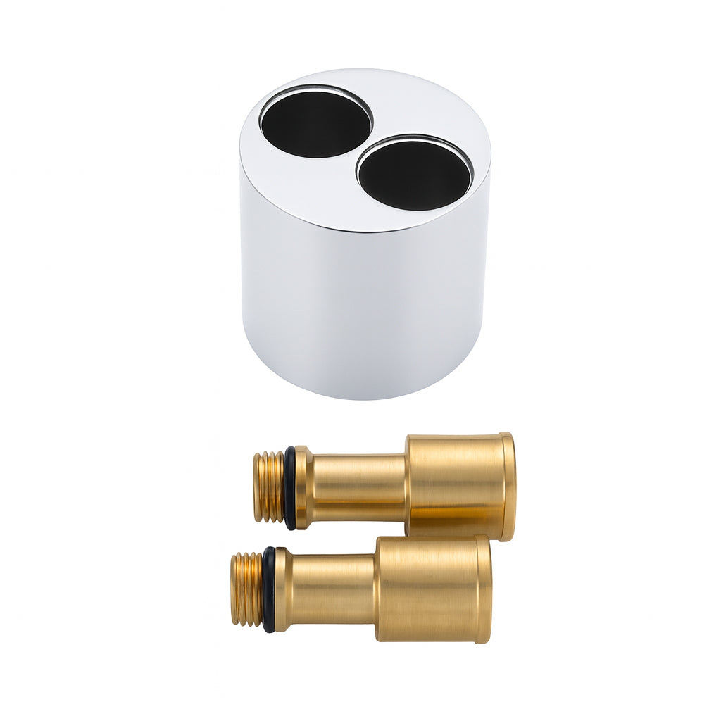 Prolunga da 30 mm per set completo di doccetta WC/bidet - Cromo