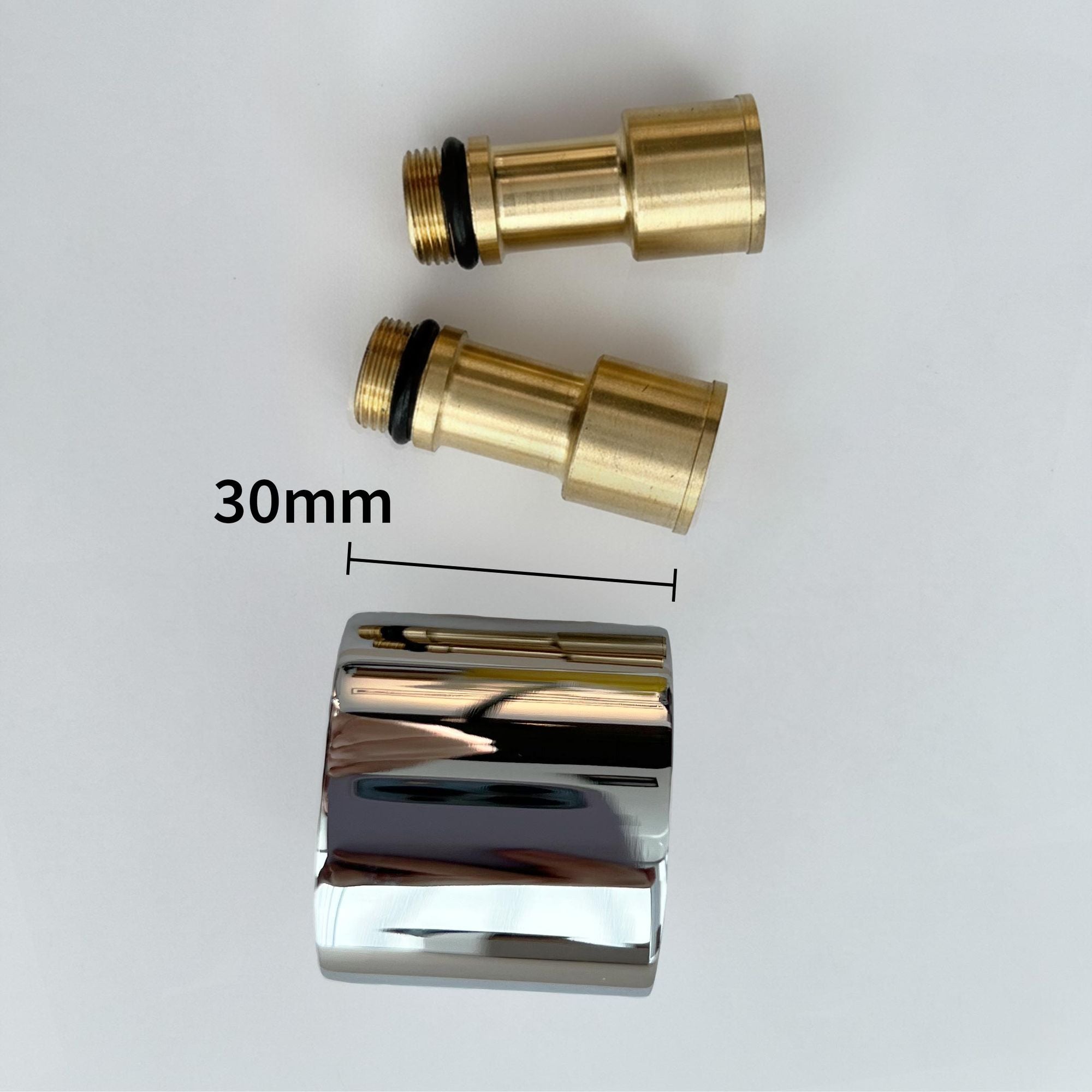 Verlängerung 30mm für WC/Bidet Handbrause Komplettset - Chrom