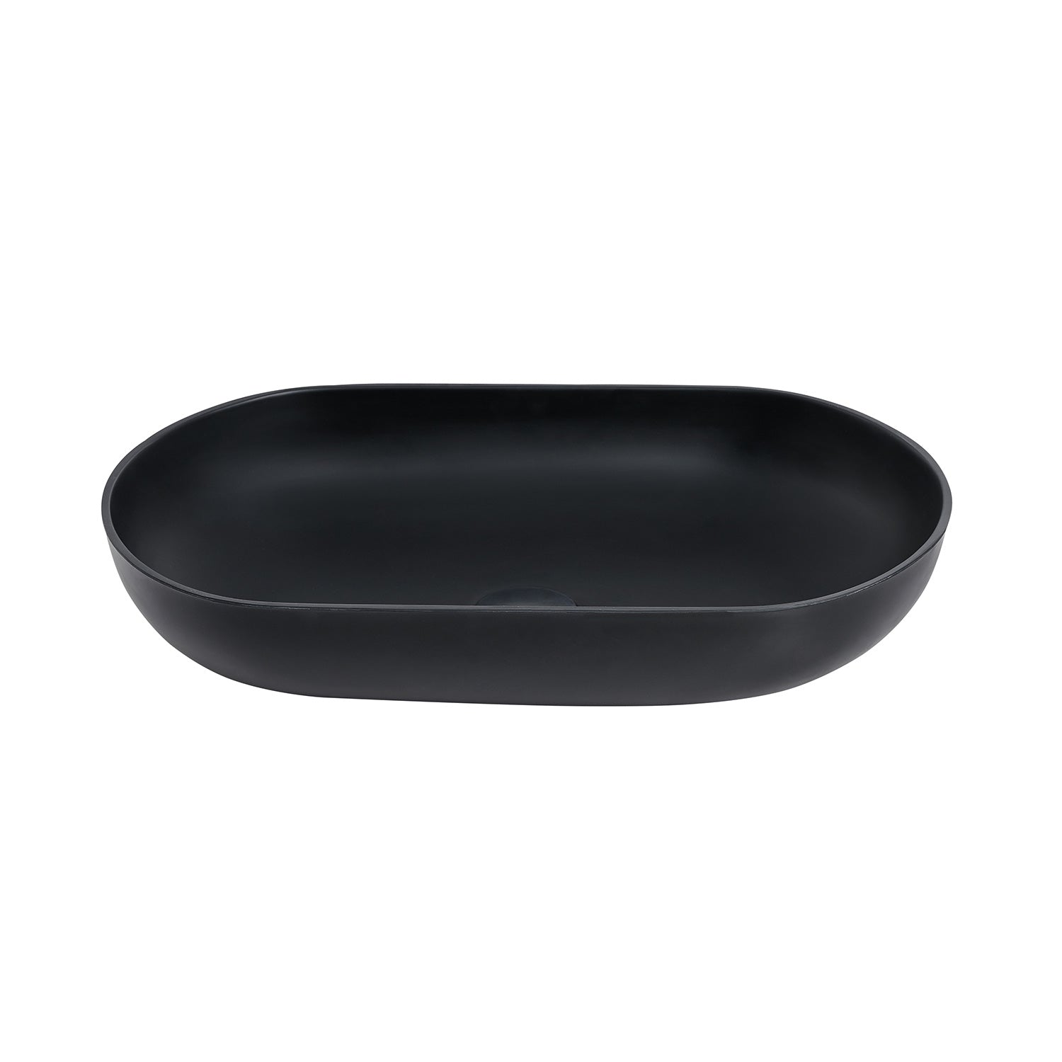 Lavabo en résine minérale Soho 2.0 noir mat 54 x 34 cm vasque à poser