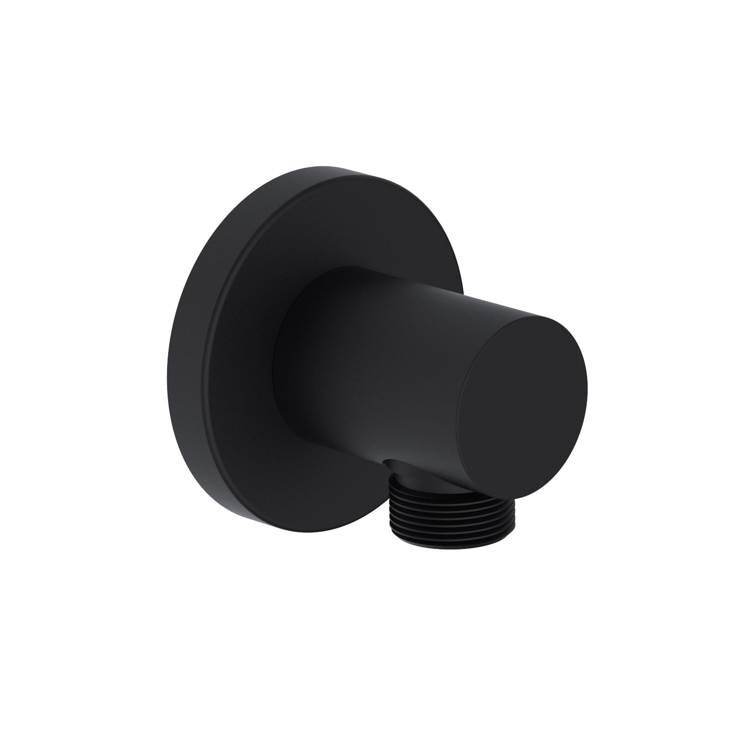 Stilform raccord mural rond massif chromé ou noir mat