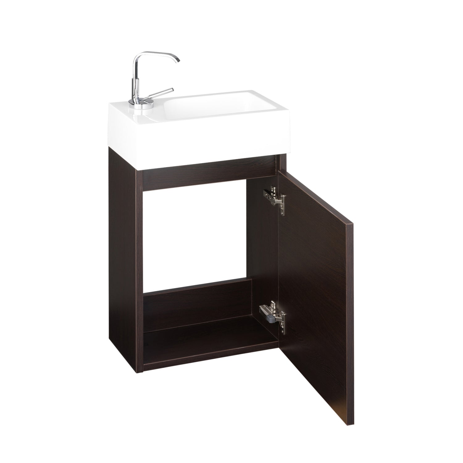 Meuble sous-lavabo avec lavabo pour WC invités