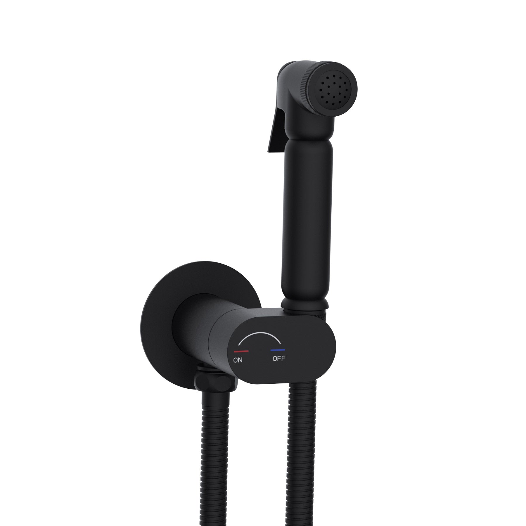 Miscelatore doccia caldo/freddo per WC/Bidet di design SOHO set completo con corpo UP