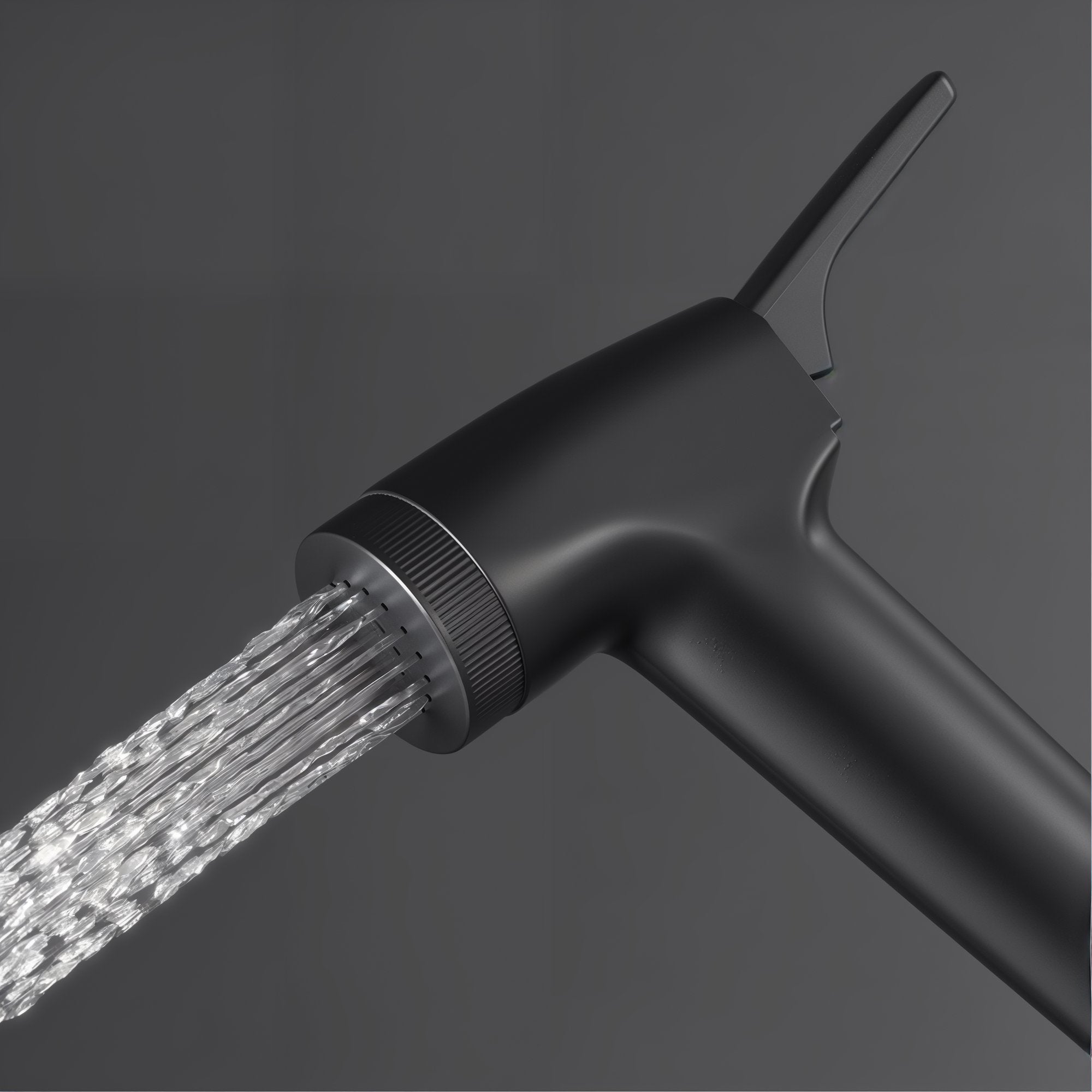 Set completo WC/Bidet con doccetta SOHO e valvola di arresto, nero opaco