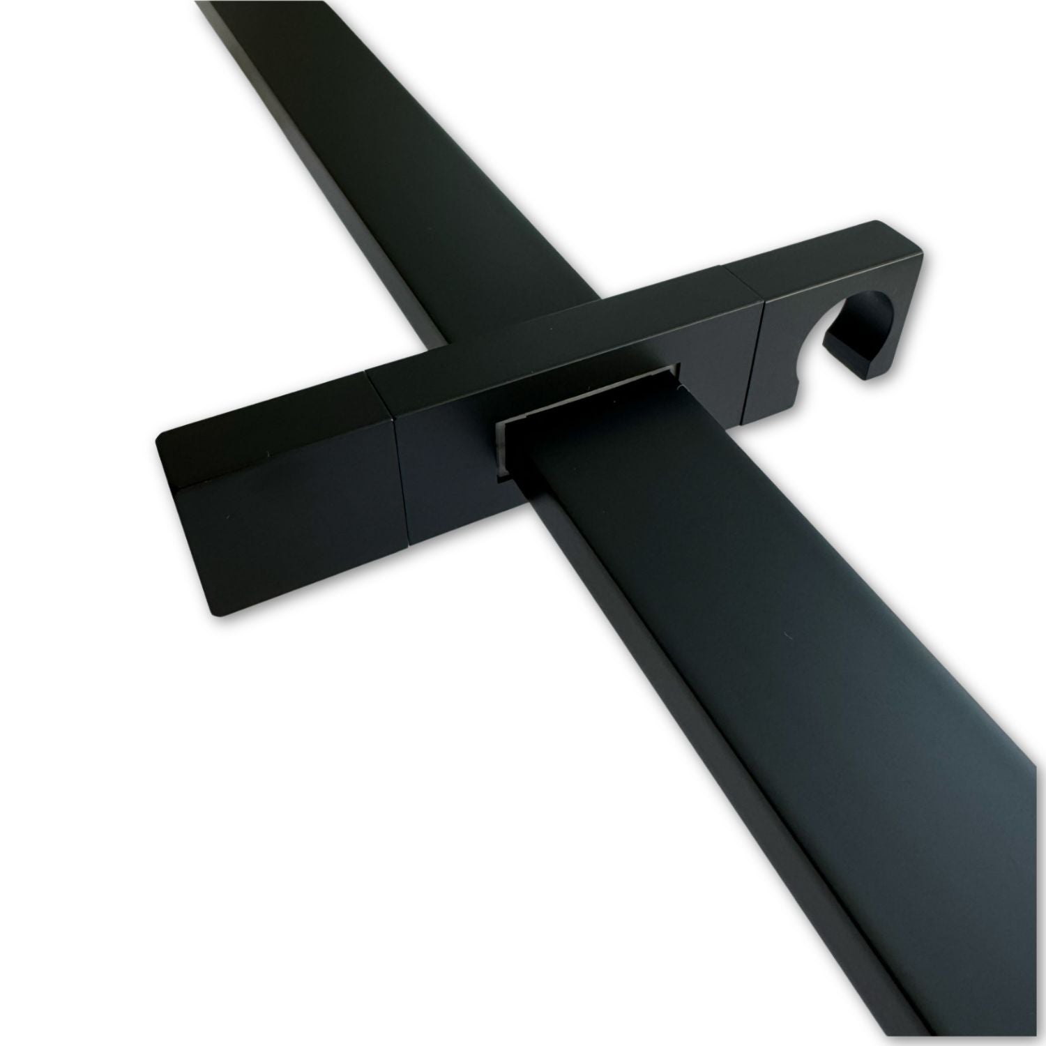 Barre de douche Stilform Design 70 cm Soho 2.0 en noir mat