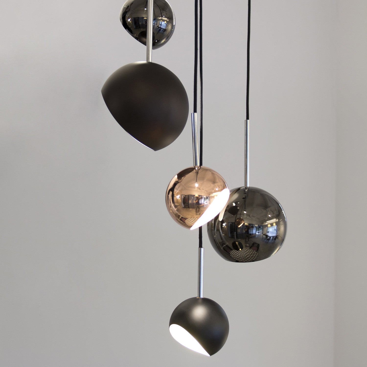 Moderne Retro Pendelleuchte Kugelform Copper | LED 6-10 Watt | 2 Größen