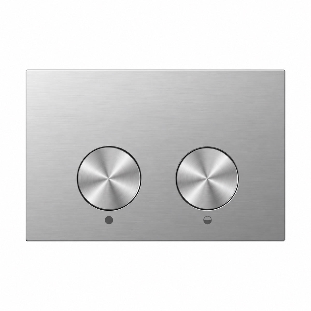 Plaque de commande 106 en acier inoxydable brossé - Compatible avec Geberit Sigma