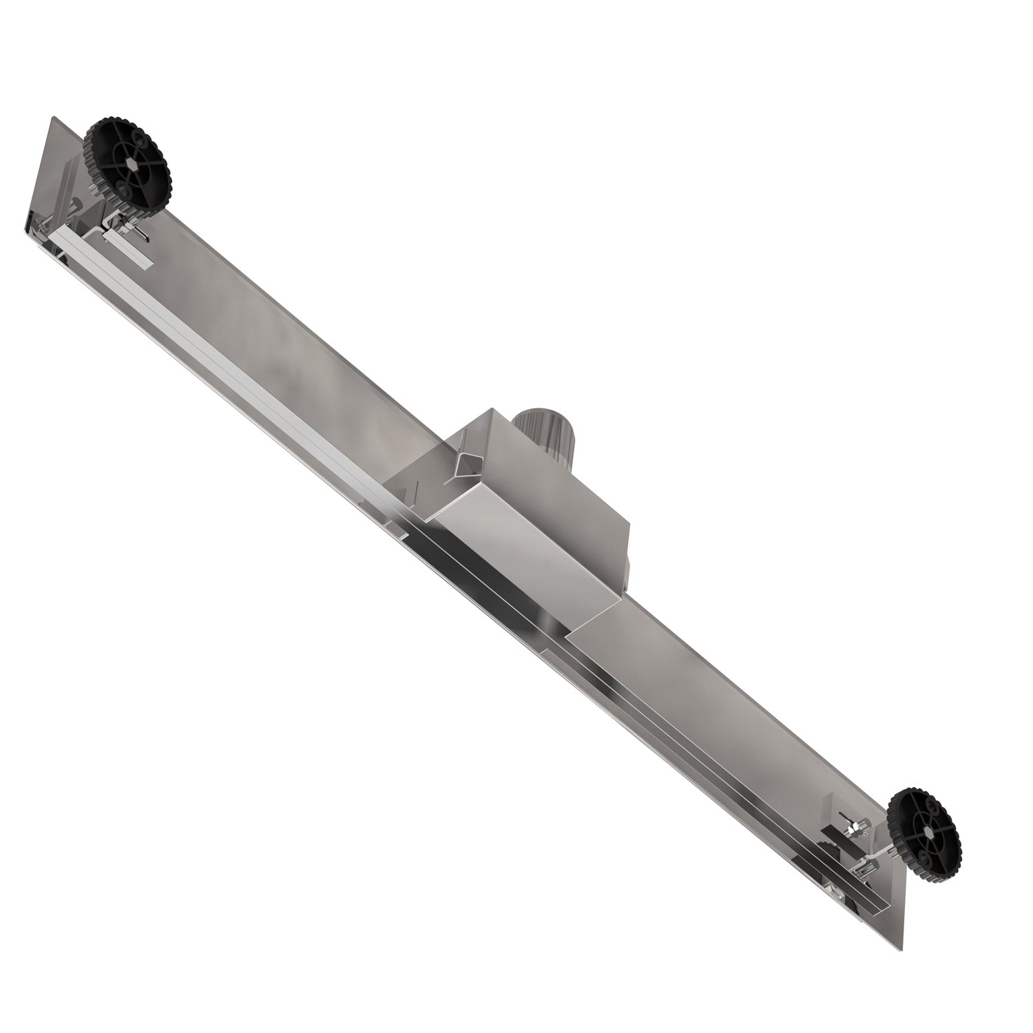 Professionnel Caniveau de douche Carrelable 2 en 1 60-140 cm Acier inoxydable SU 316