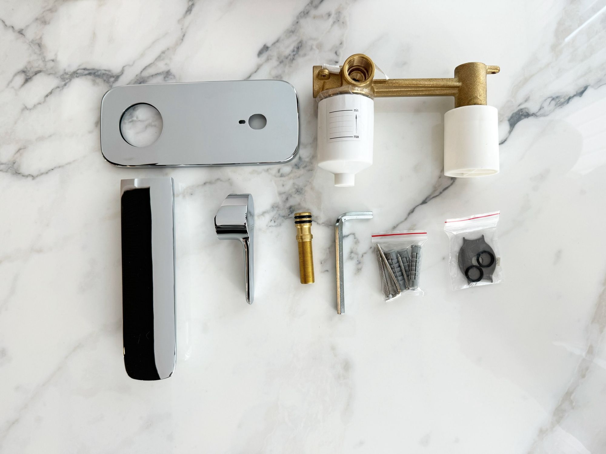 Mitigeur lavabo encastré Soho 2.0, corps d’encastrement inclus