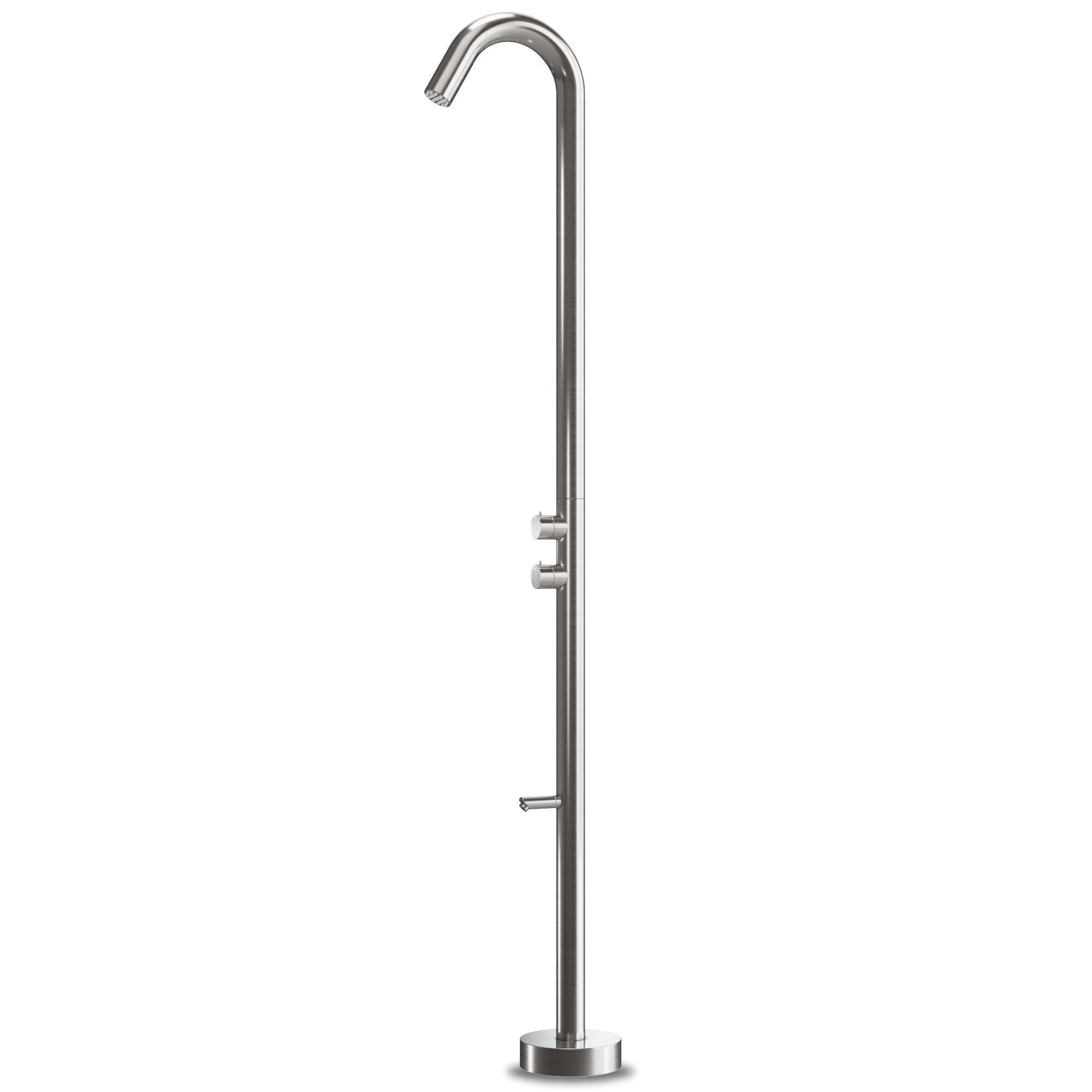 Colonne de douche de jardin design série PARK en acier inoxydable, douche de jardin