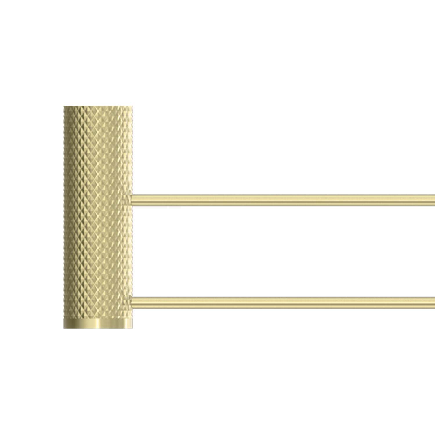 Porte-serviettes série ICONIC laiton brossé