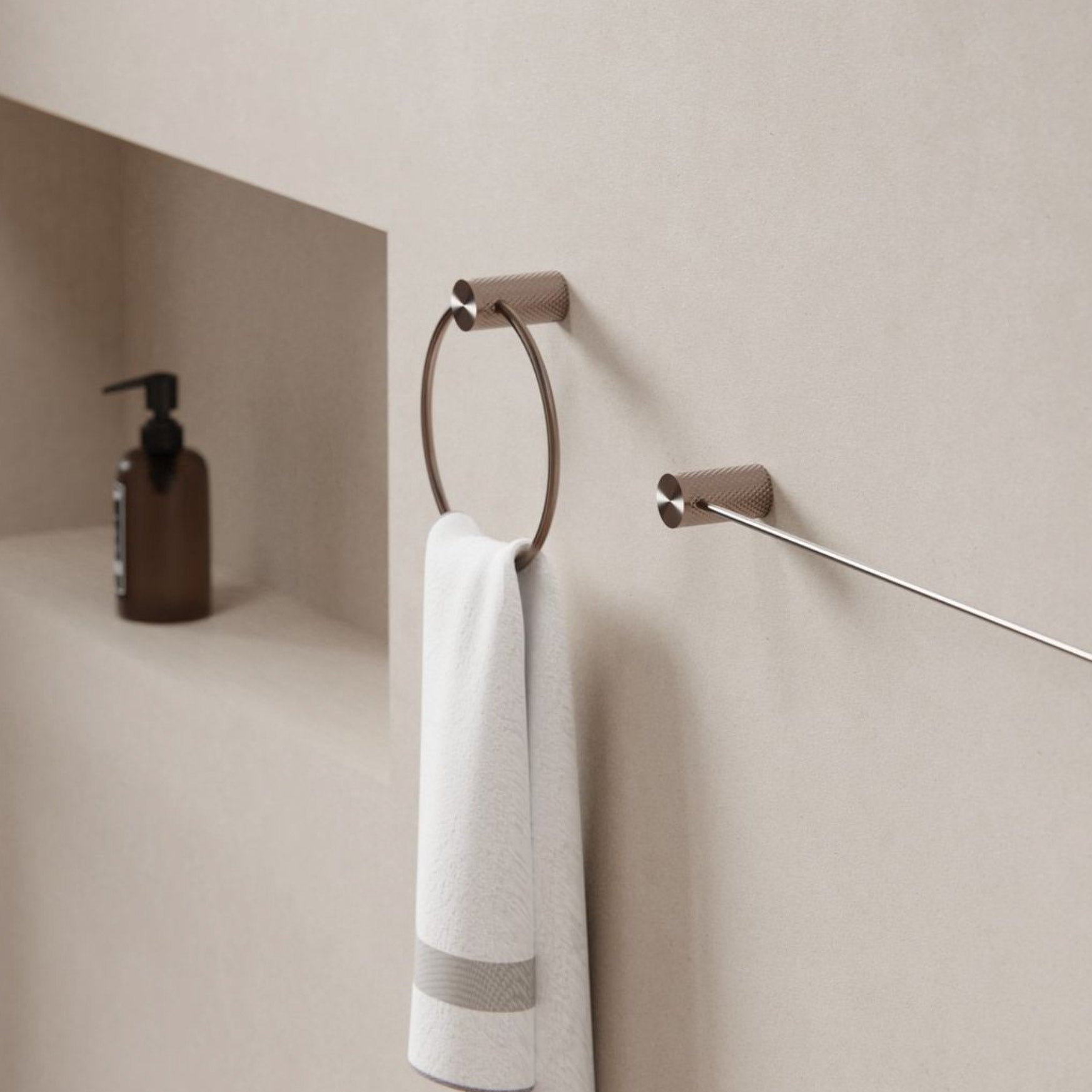 Porte-serviettes série ICONIC cuivre brossé