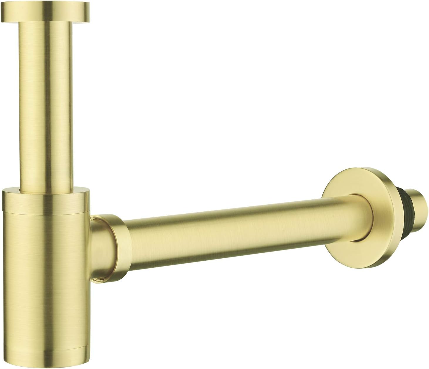 Sifone Design Minimal ICONIC Trappola per odori in ottone spazzolato
