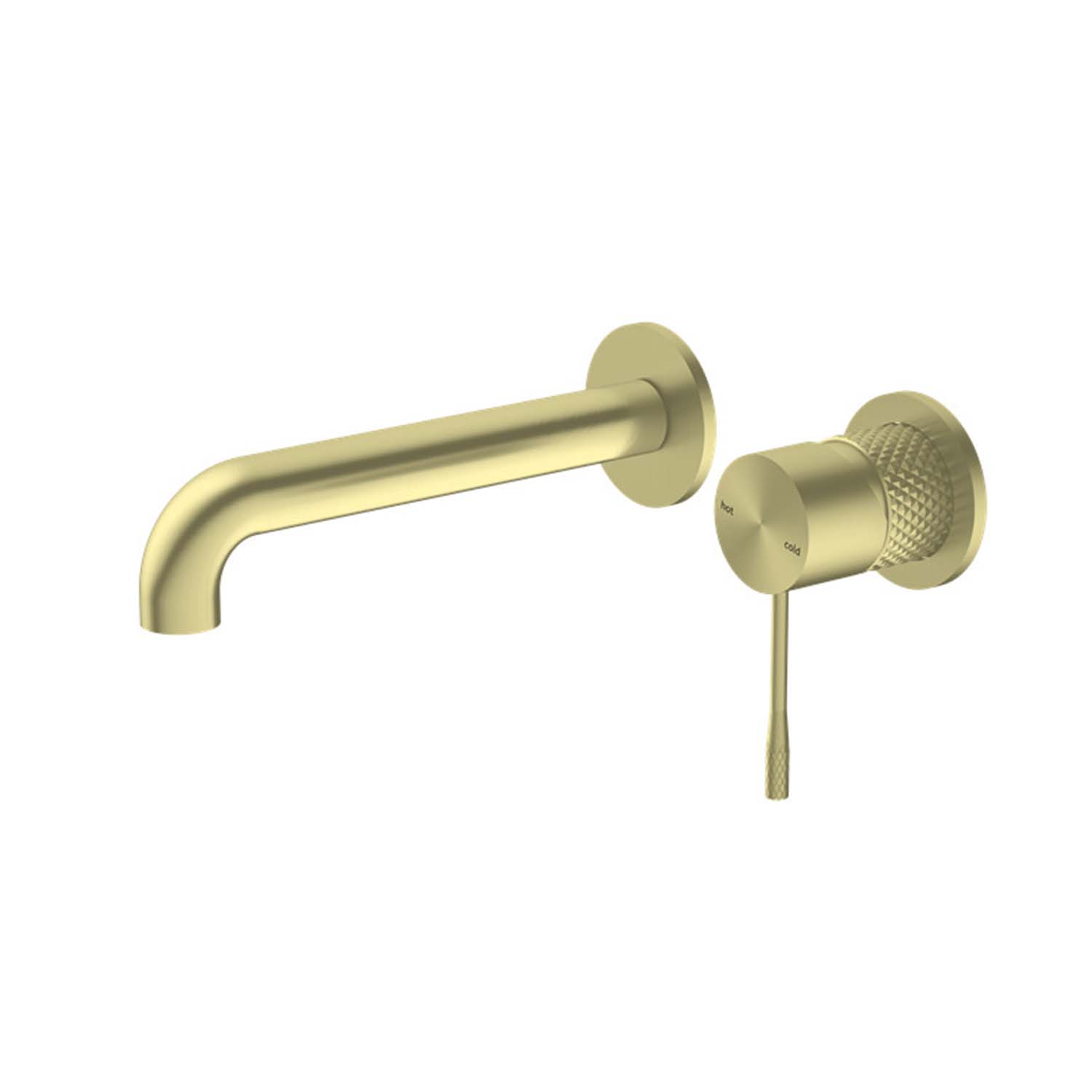 Rubinetto lavabo incasso ICONIC miscelatore monocomando incluso corpo incasso in ottone spazzolato