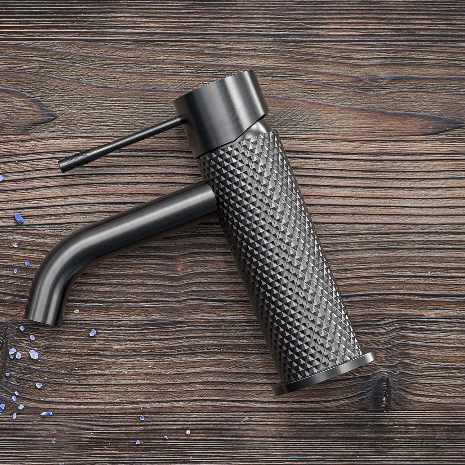 Mitigeur de lavabo Stilform de la série Iconic en Gunmetal