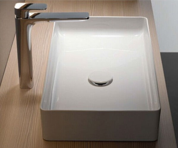 Lavabo in ceramica Soho Bianco Brillante 60 cm