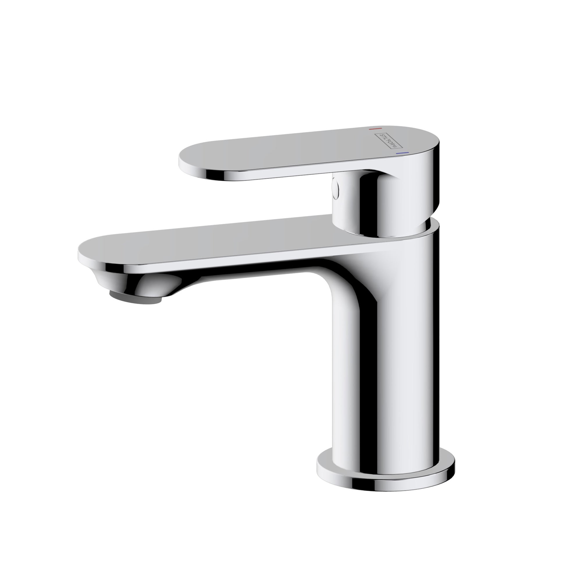 Stiflorm Mitigeur de lavabo moderne série Soho Chrome ou Noir Mat