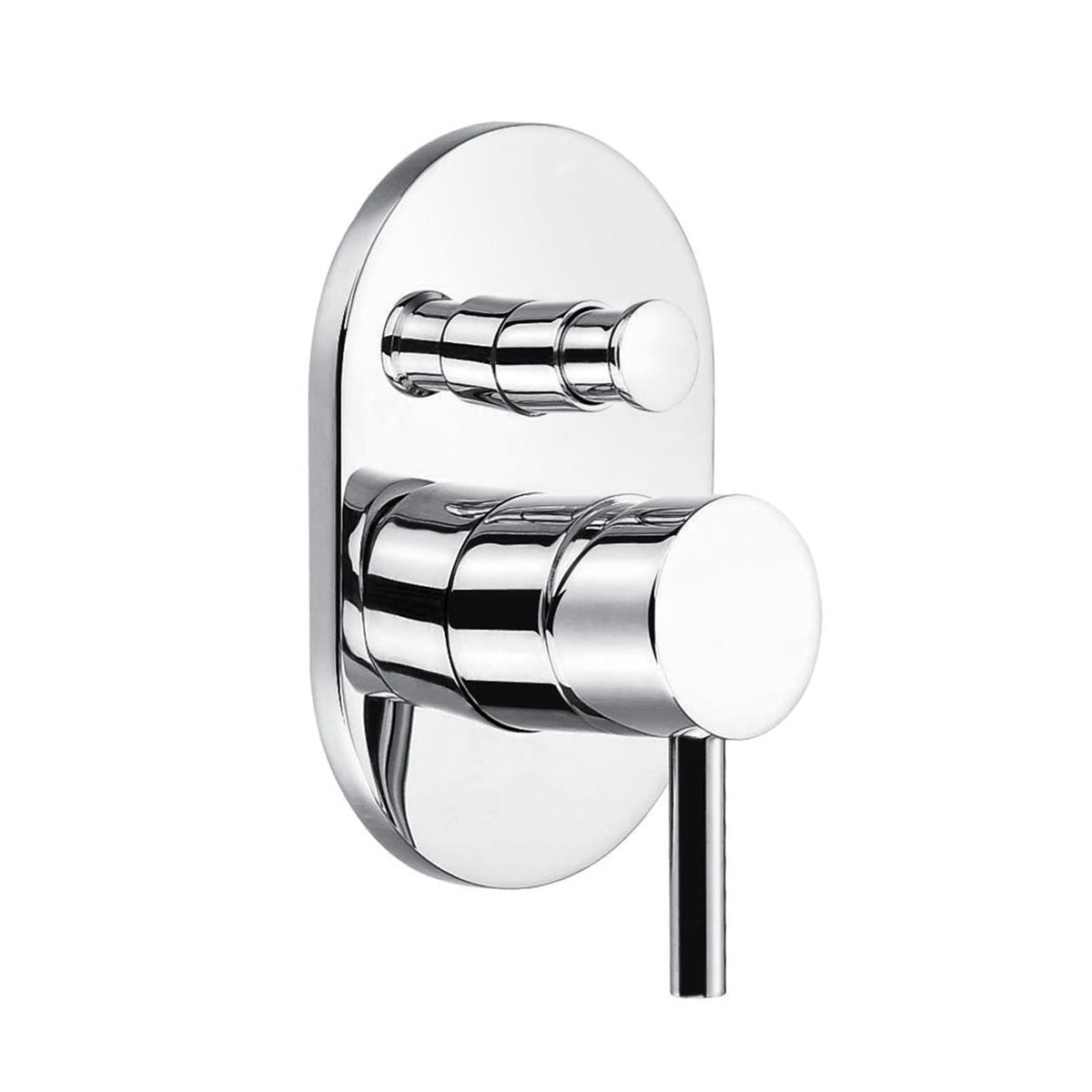 Mitigeur encastré à levier unique Stilform Park 2.0 pour douche, finition chromée