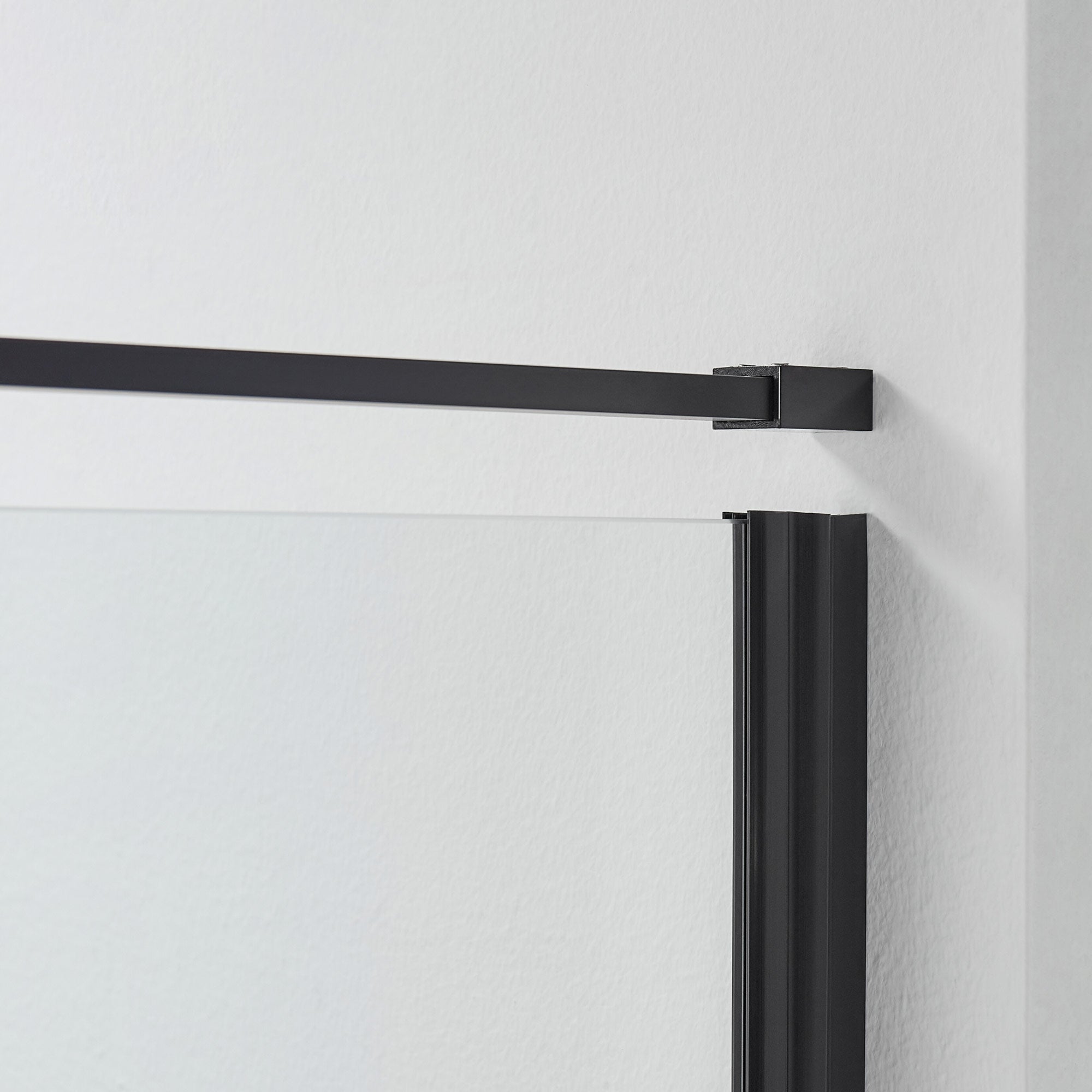 Nischendusche 70-100cm mit Drehtür 8 mm Nano-Klarglas Duschtür – Profilfarbe wählbar