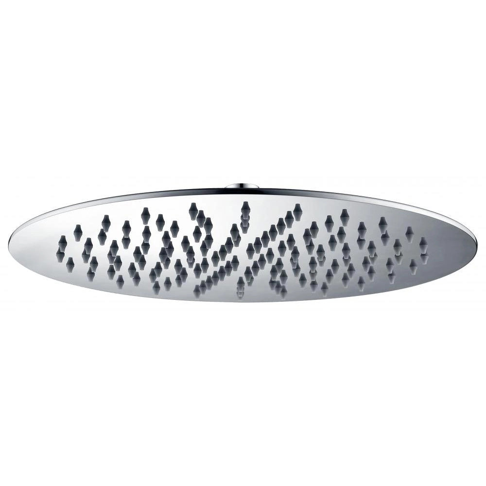 Douche de pluie ronde en acier inoxydable haut de gamme 40 cm, construction massive