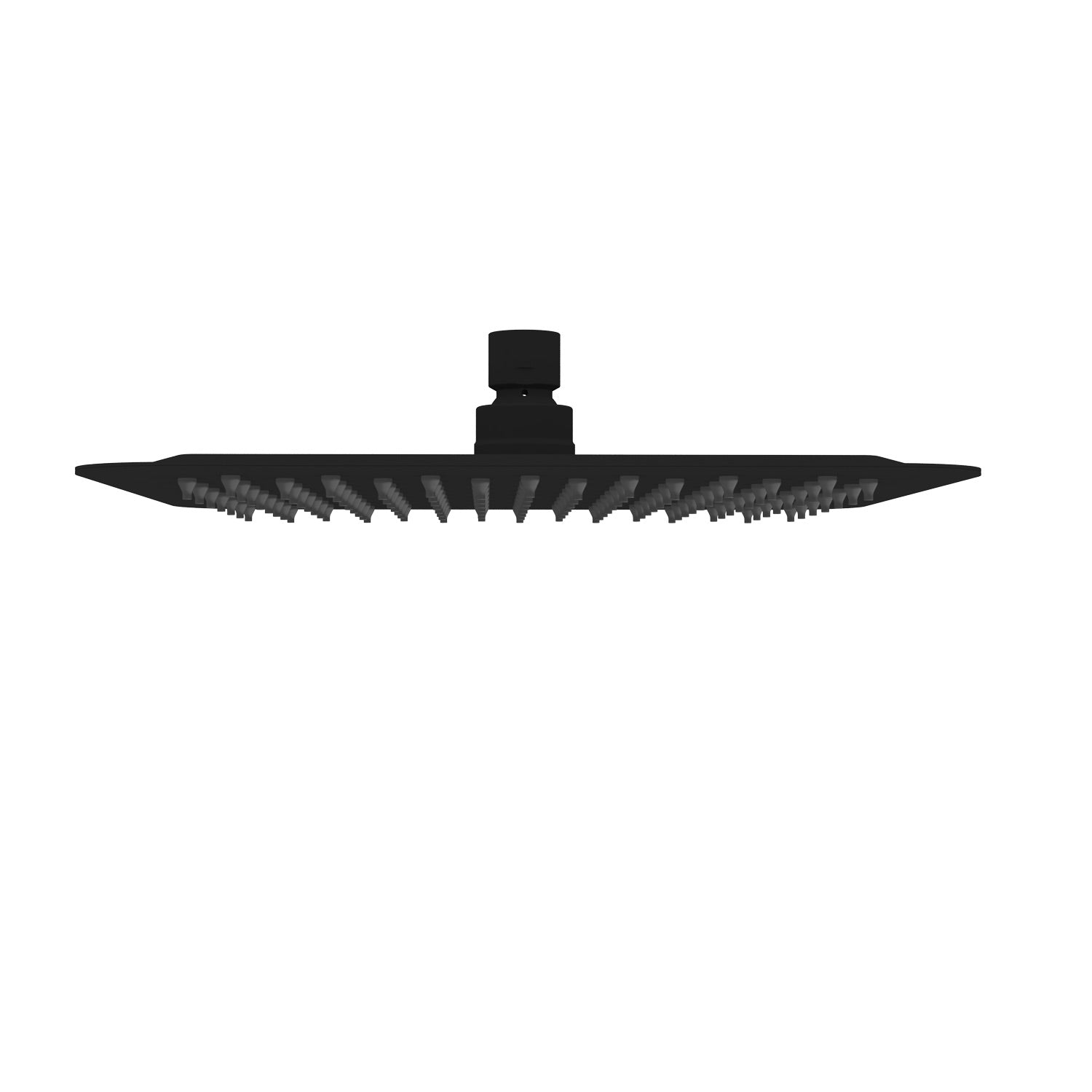Douche de tête pluie Stilform inox 20x20 cm noir mat