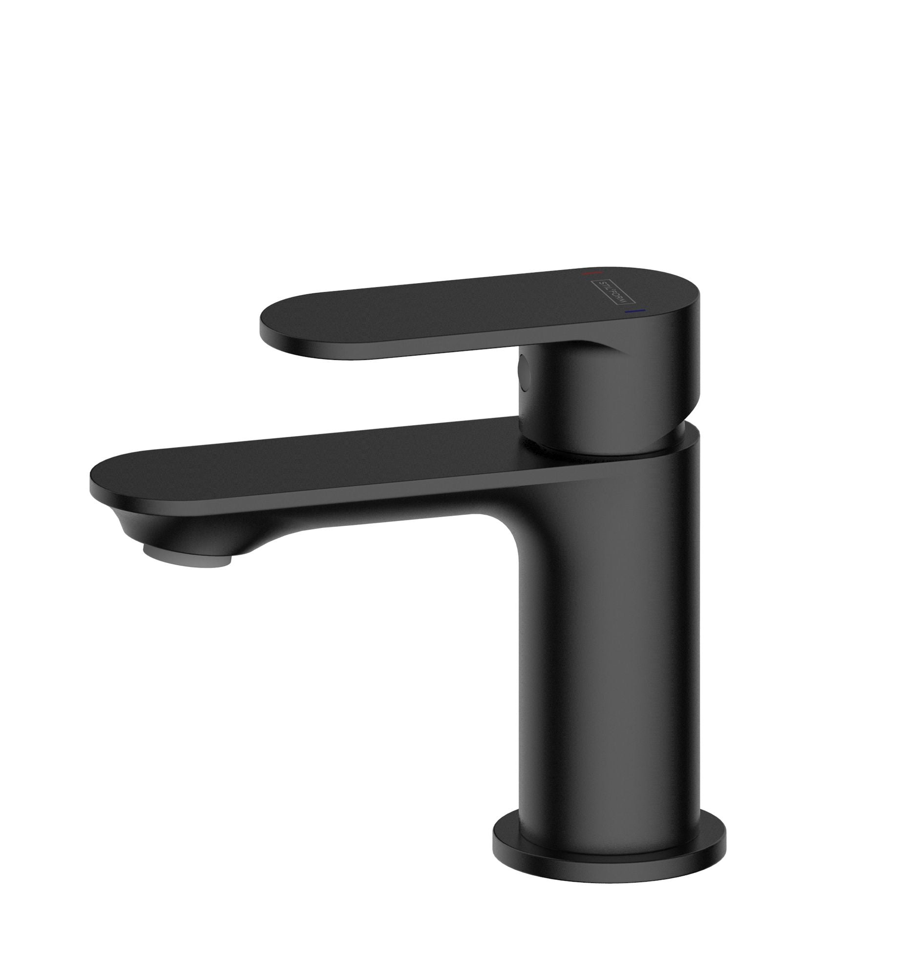 Stiflorm Mitigeur de lavabo moderne série Soho Chrome ou Noir Mat