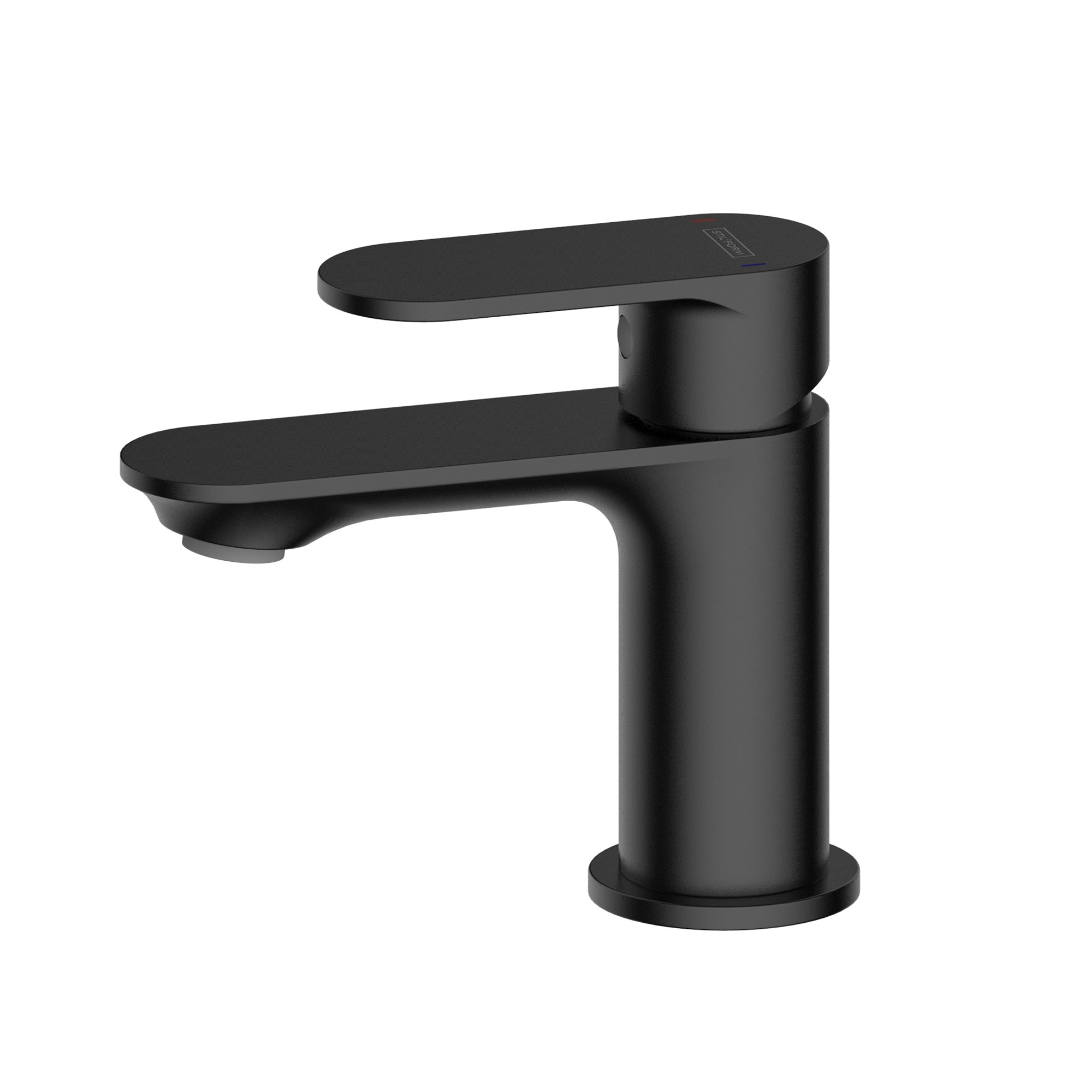 Stiflorm Mitigeur de lavabo moderne série Soho Chrome ou Noir Mat