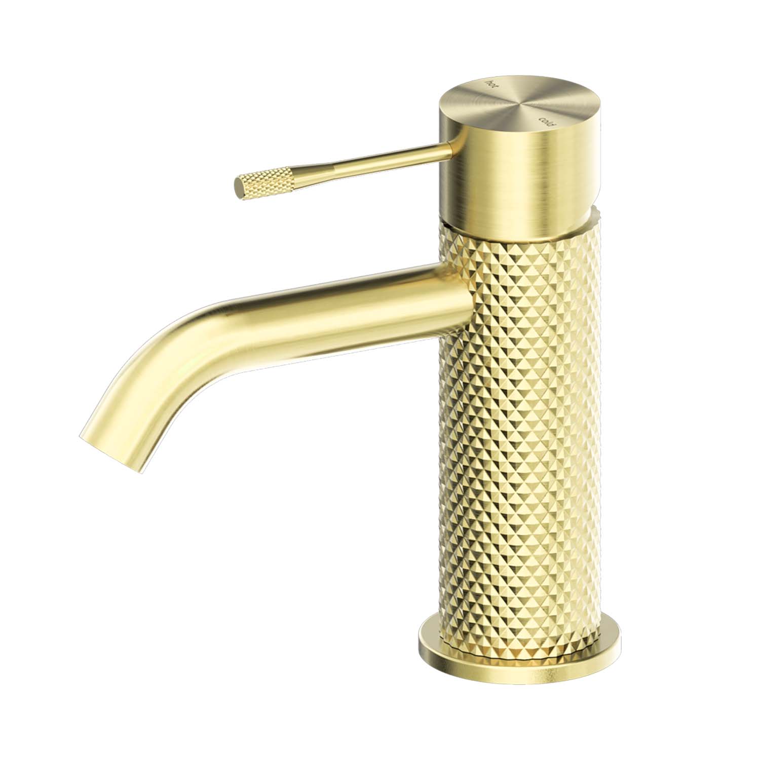 Mitigeur de lavabo Stilform de la série Iconic en laiton brossé