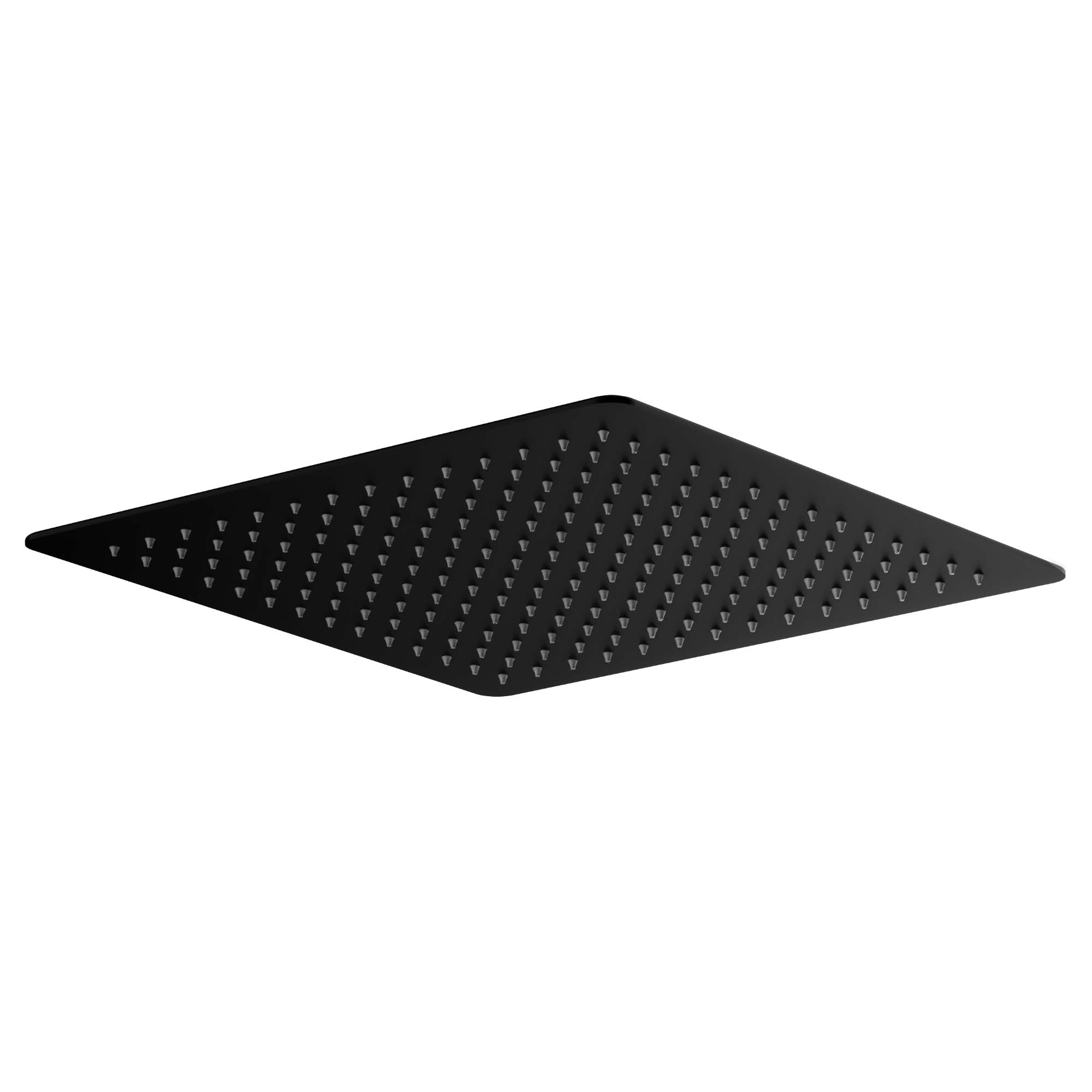 Stilform douche à effet pluie de luxe en acier inoxydable 40x40 cm ULTRA PLATE noir mat