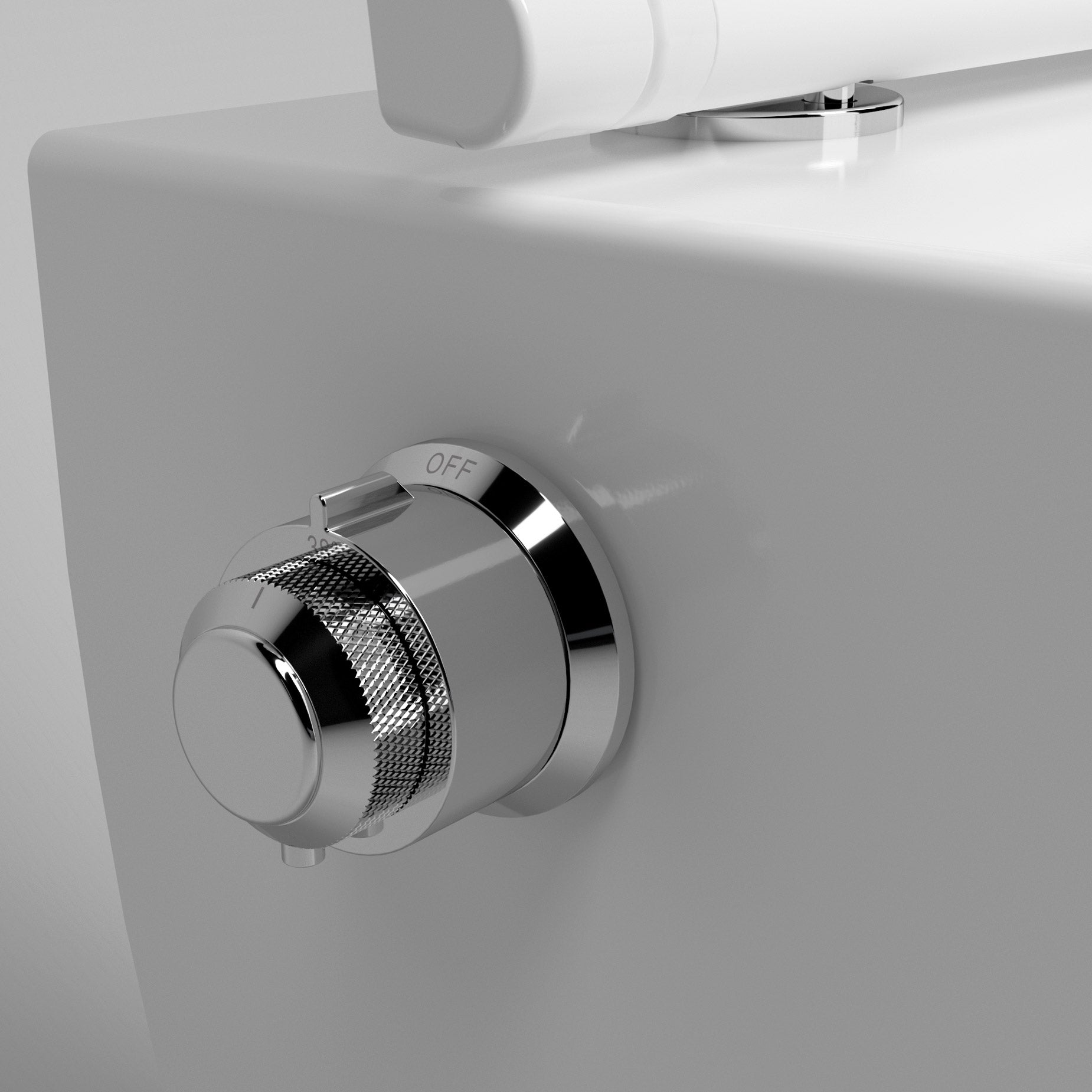 Perem nélküli zuhanyzós WC SOHO 4.0 termostátos soft-close ülőke, taharet funkcióval