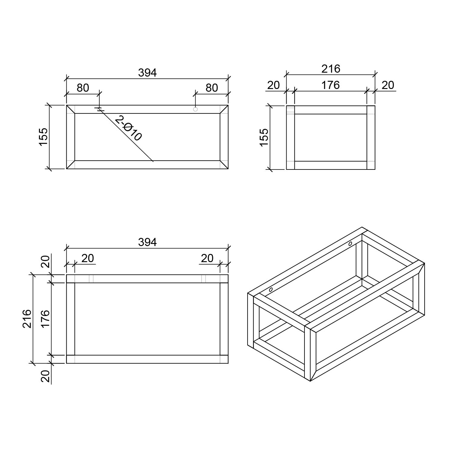 STILFORM lavabo pour WC invités Soho design industriel en résine minérale avec structure métallique noir mat avec trou pour robinet