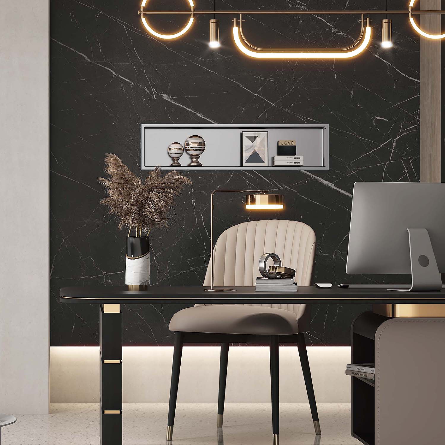 Nicchia da parete Stilform in acciaio inox spazzolato, disponibile in 30x30, 60x30 o 90x30 cm