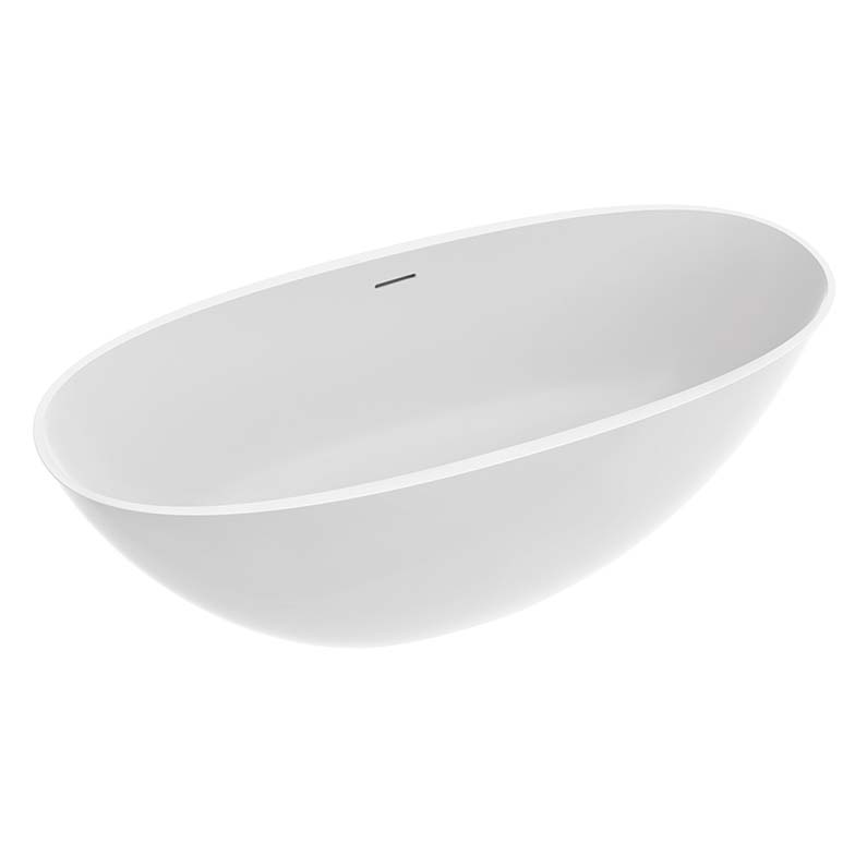 Freistehende Badewanne "Soho 2.0" 160, 168 oder 180 cm - Mineralguss