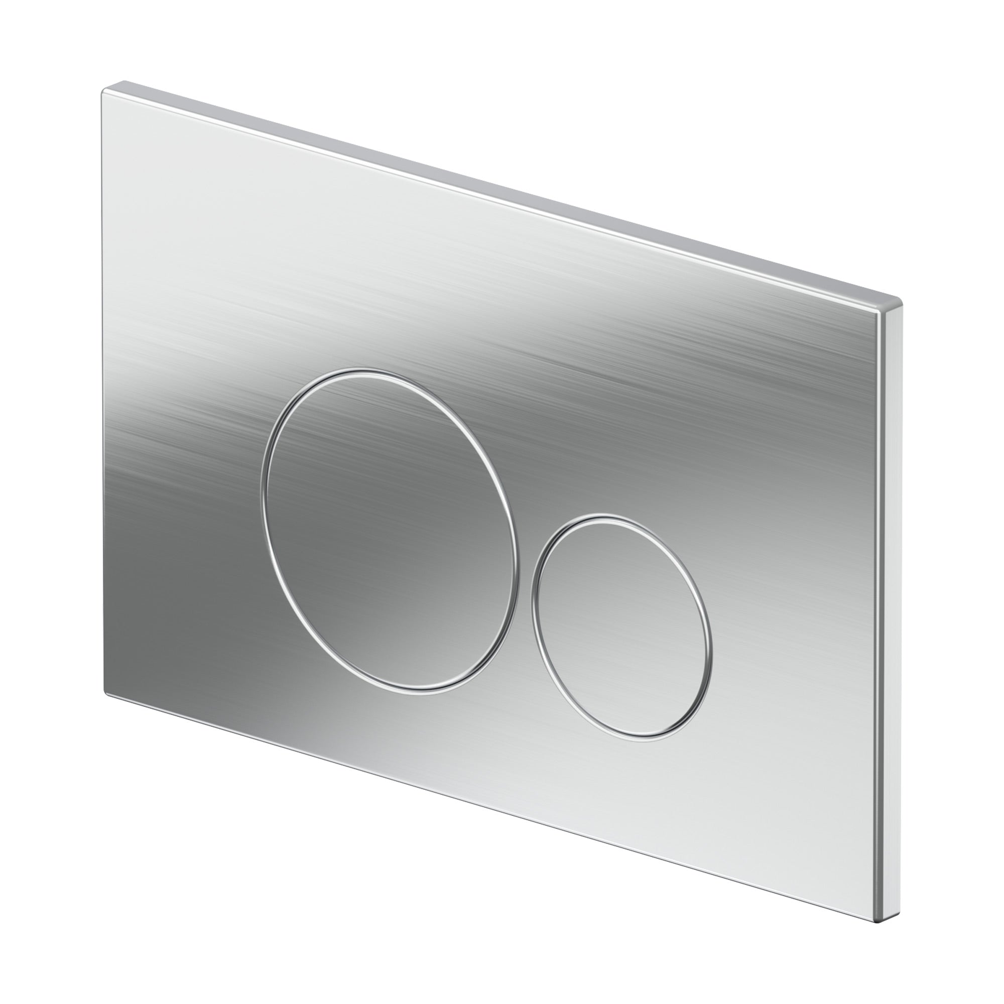 Push Plate Brushed Stainless Steel Compatible with Geberit Duofix Sigma / DELTA 2 Dual Flush
