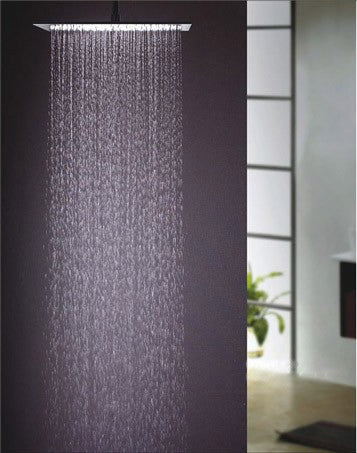 Luxus Edelstahl 500*500 Regendusche mit 361 (!!) Düsen 50 cm Duschkopf