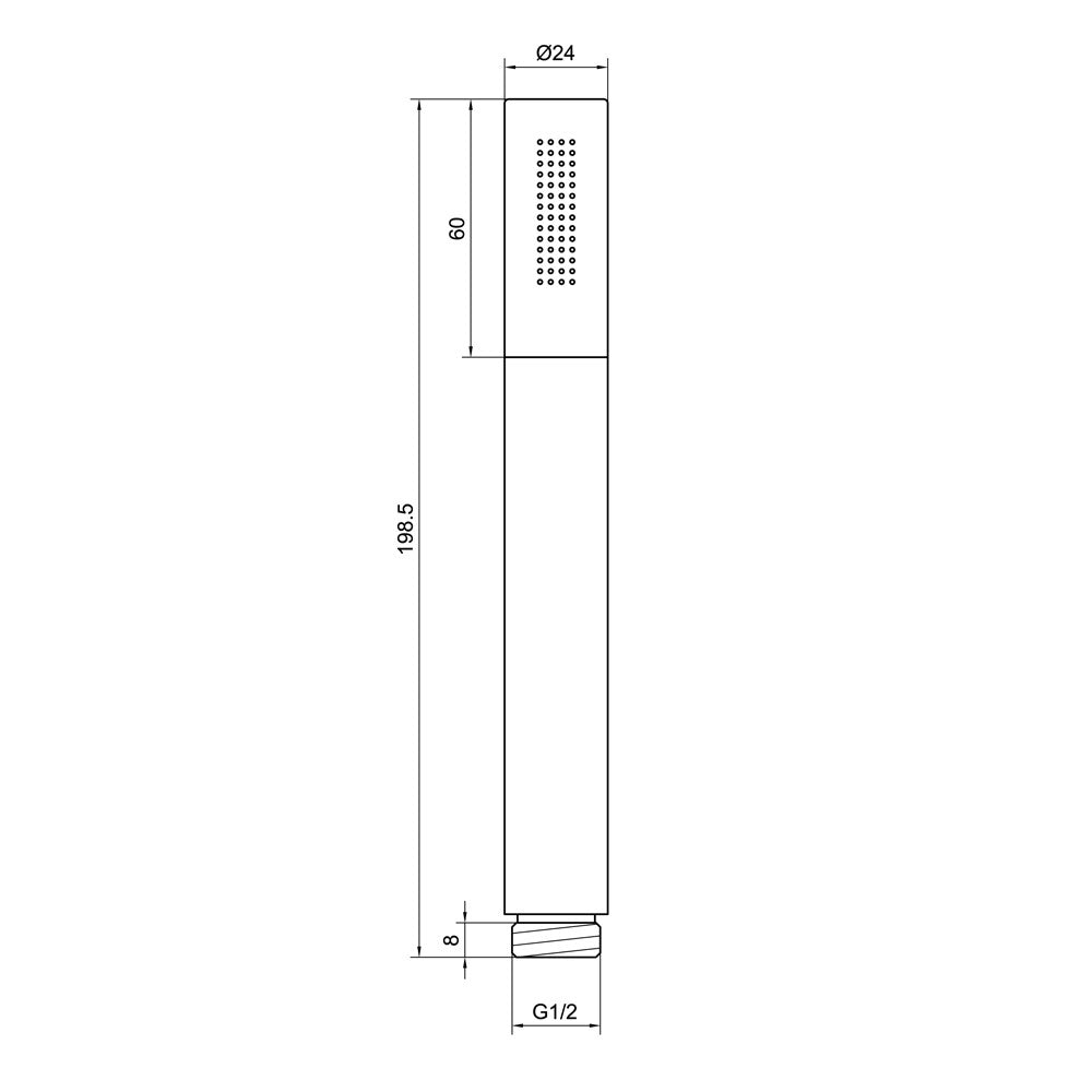 Set completo doccia Highline rotonda – Incasso