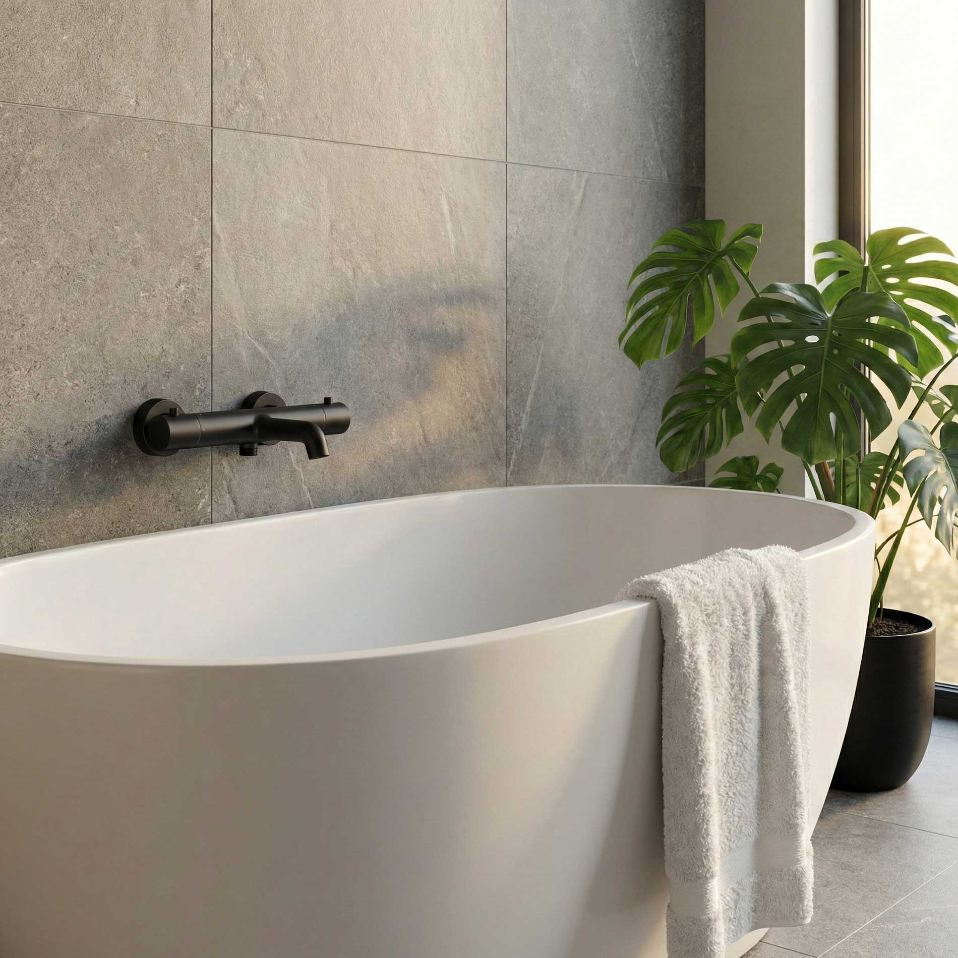 Stilform Miscelatore termostatico per vasca di design con termostato serie Park Cool Touch